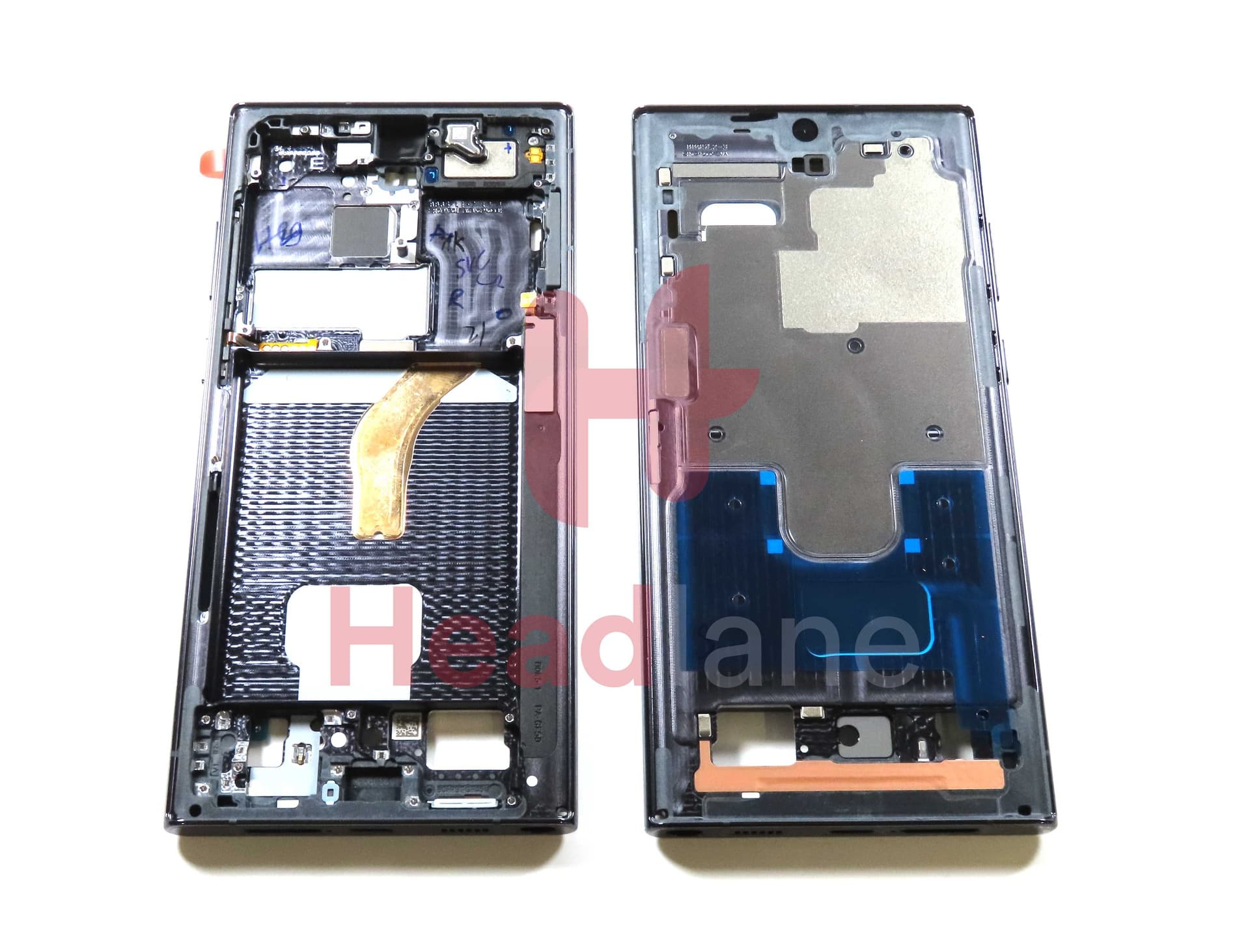 Samsung SM-S908 Galaxy S22 Ultra Display Frame - Phantom Black - GH96-14953A - Samsung Replacement Part