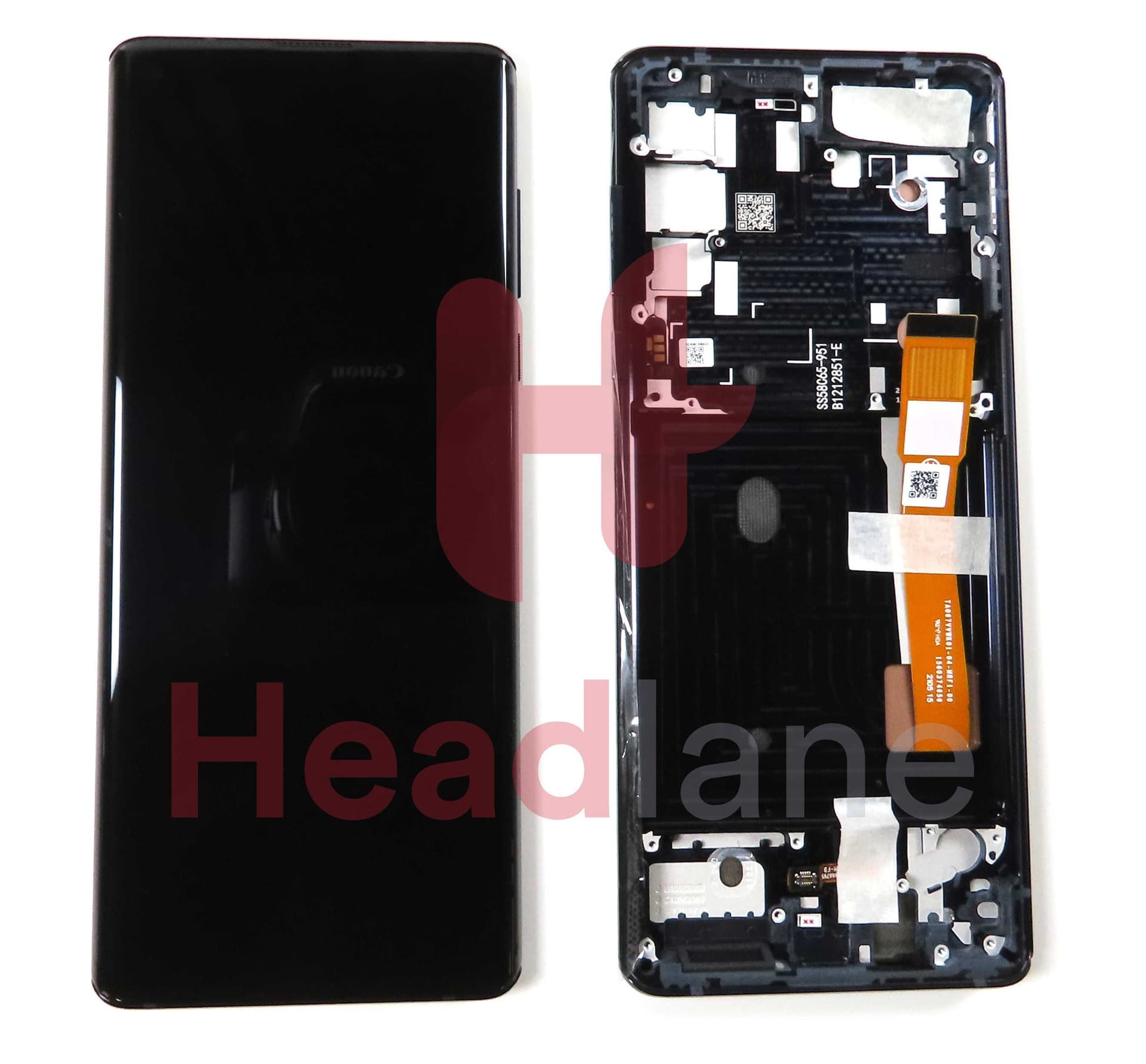 Motorola XT2063 Moto Edge LCD Display / Screen + Touch - Black - 5D68C17030 - Lenovo / Motorola Replacement Part