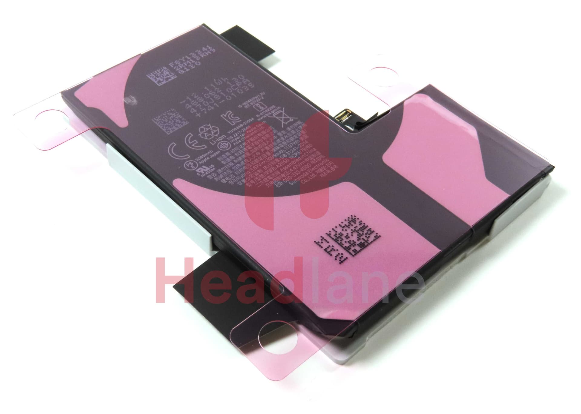 iPhone 13 Pro 3095mAh Internal Battery + Screws + Adhesive / Sticker - 661-21996 - Unknown Replacement Part