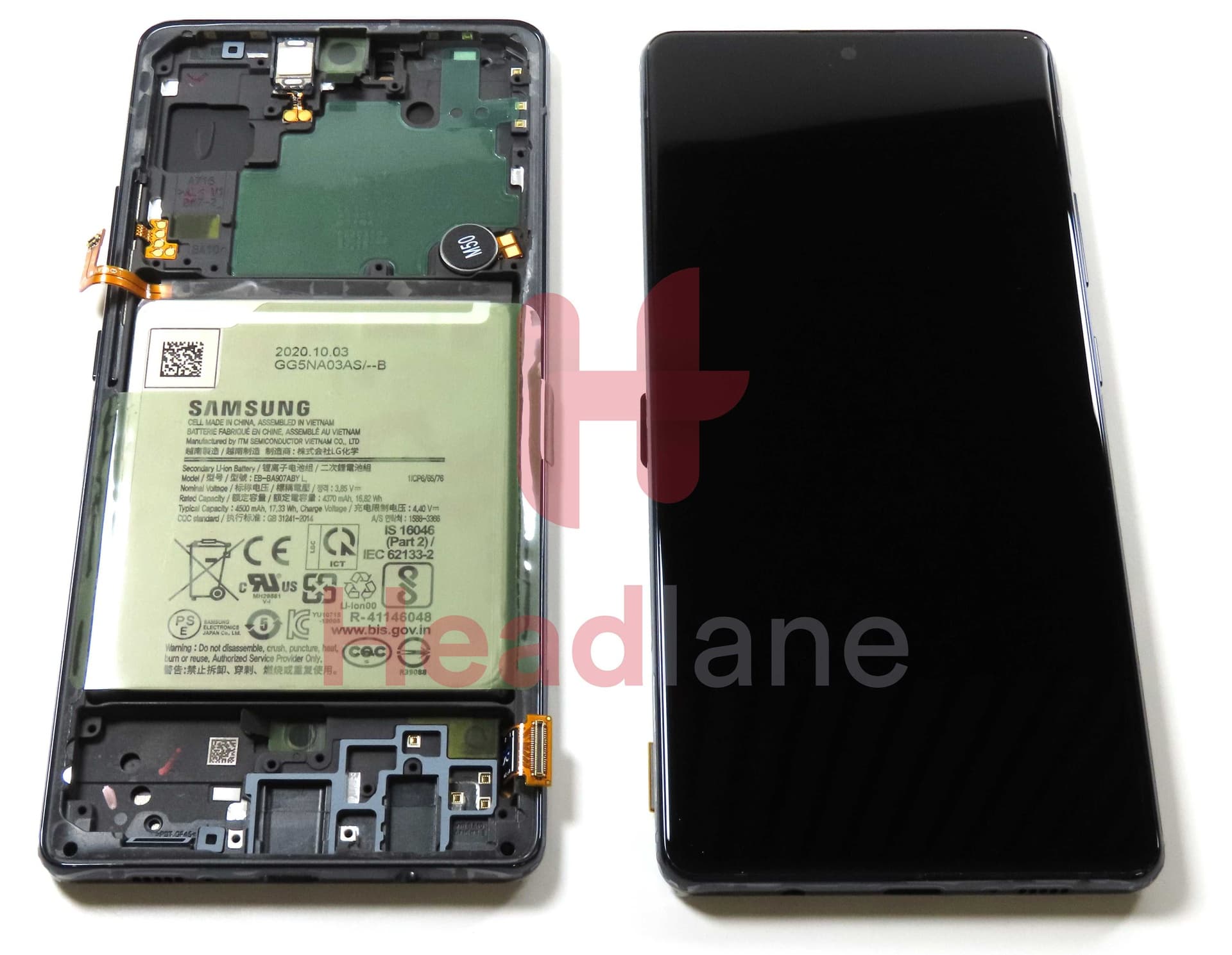 Samsung SM-A716U Galaxy A71 5G LCD Display / Screen + Touch + Battery (USA Version) - GH82-23080A - Samsung Replacement Part