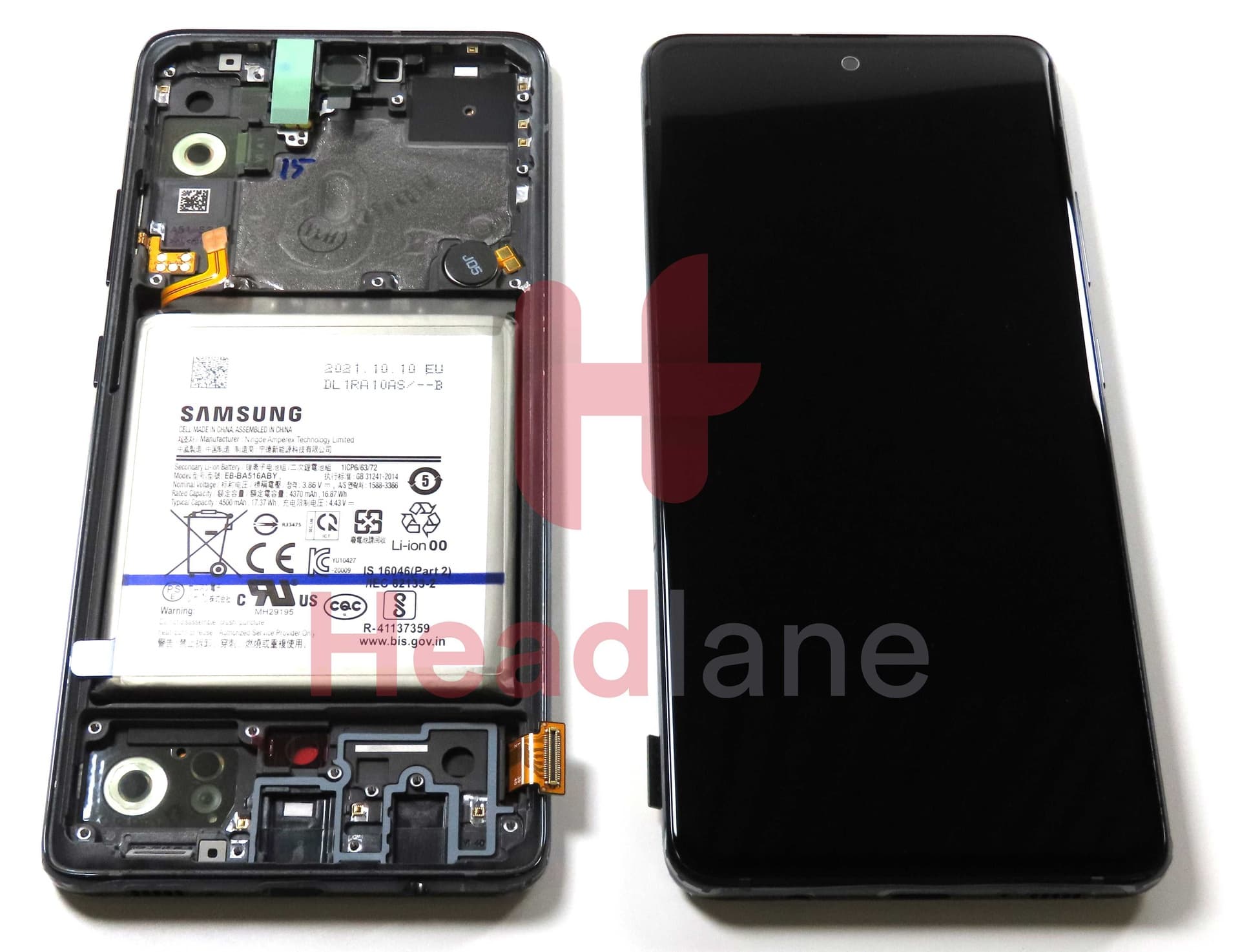 Samsung SM-A516U Galaxy A51 5G LCD Display / Screen + Touch + Battery (USA Version) - GH82-23400A - Samsung Replacement Part