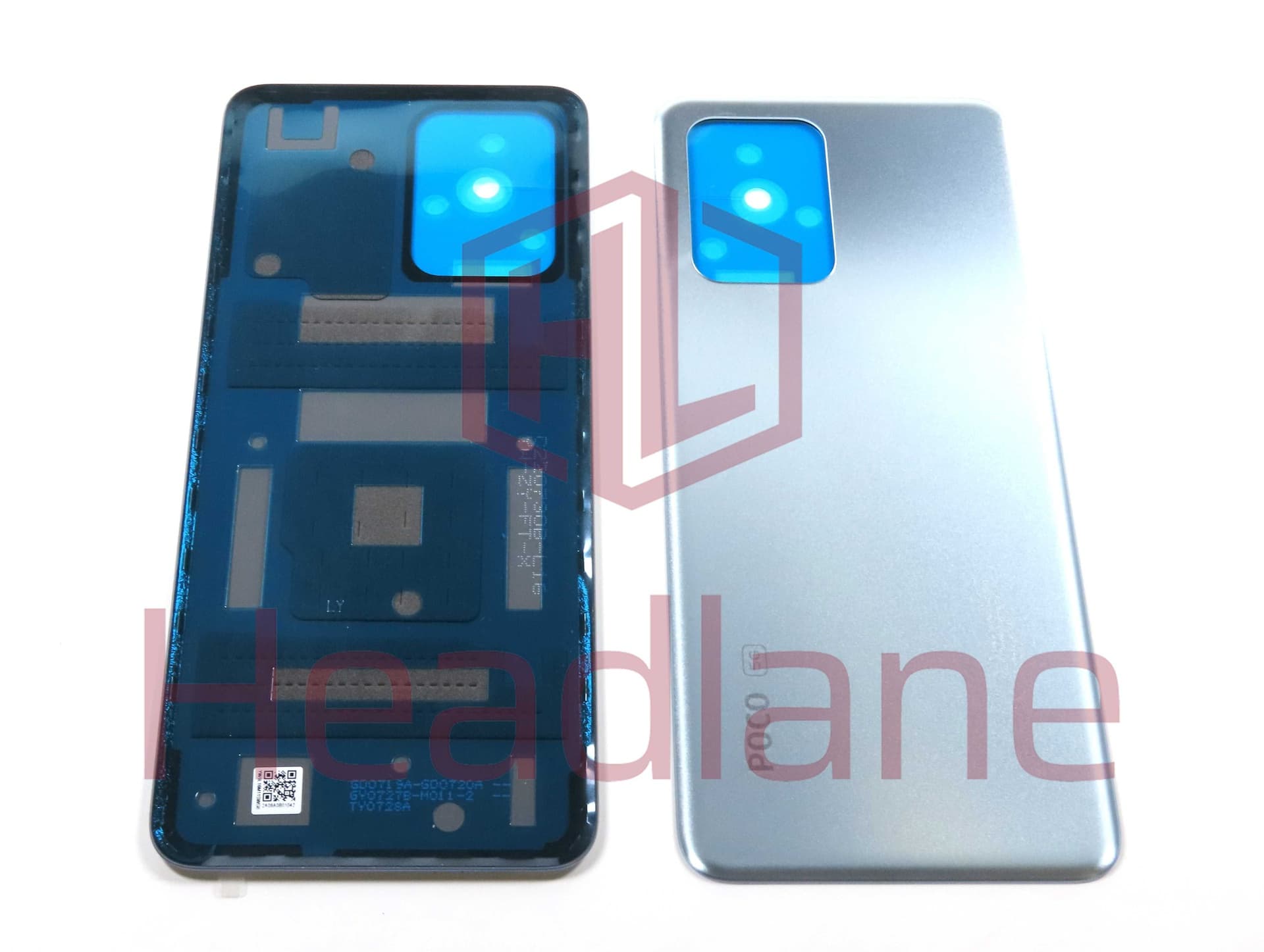 Xiaomi Poco X4 GT Back / Battery Cover - Silver - 5505000276K1 - Xiaomi Replacement Part