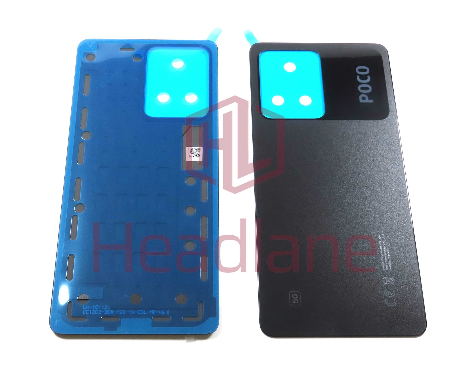 Xiaomi Poco X5 Pro 5G Back / Battery Cover - Black - 1610111000652A - Xiaomi Replacement Part