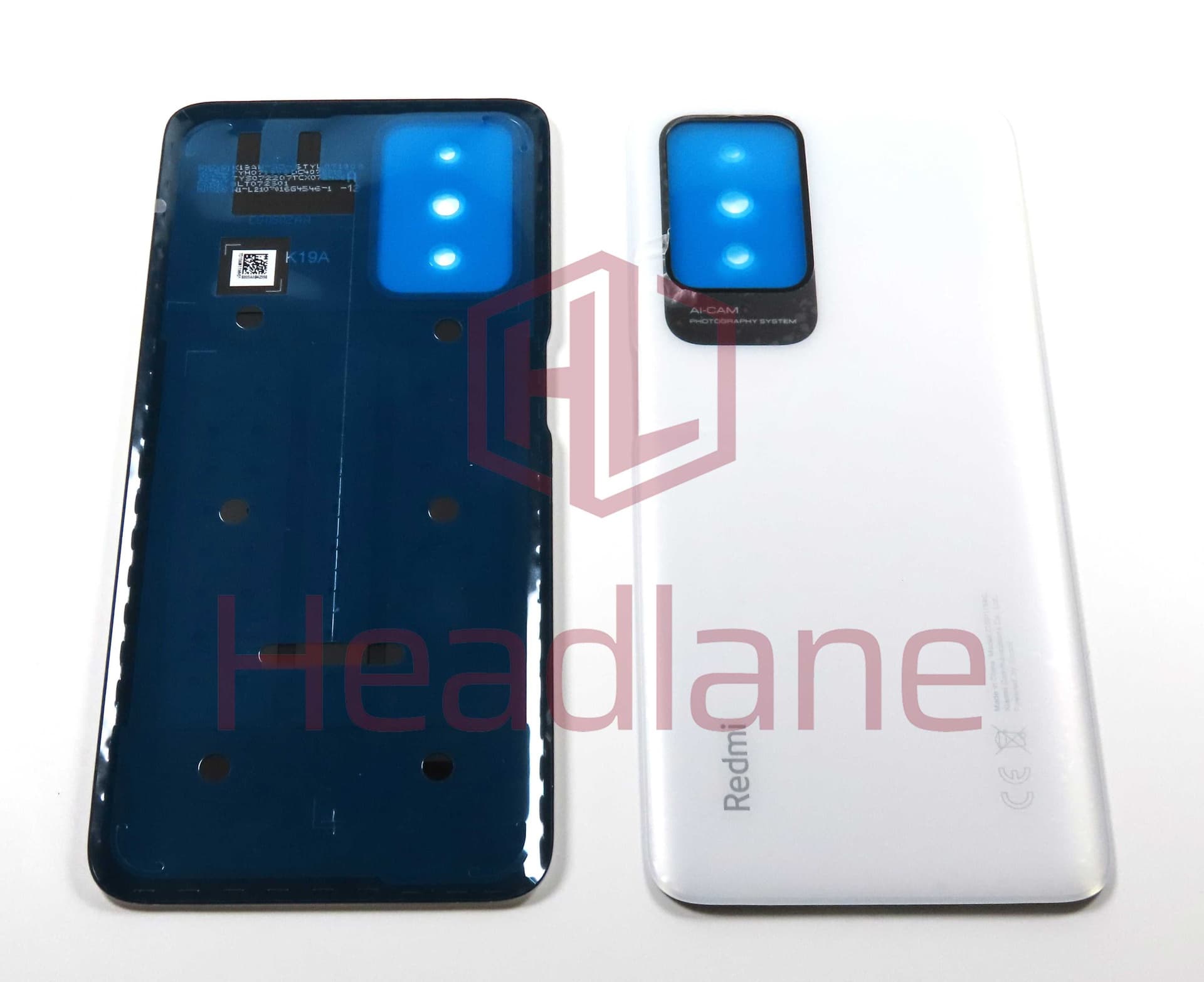 Xiaomi Redmi 10 Back / Battery Cover - White - 550500017Z9X - Xiaomi Replacement Part