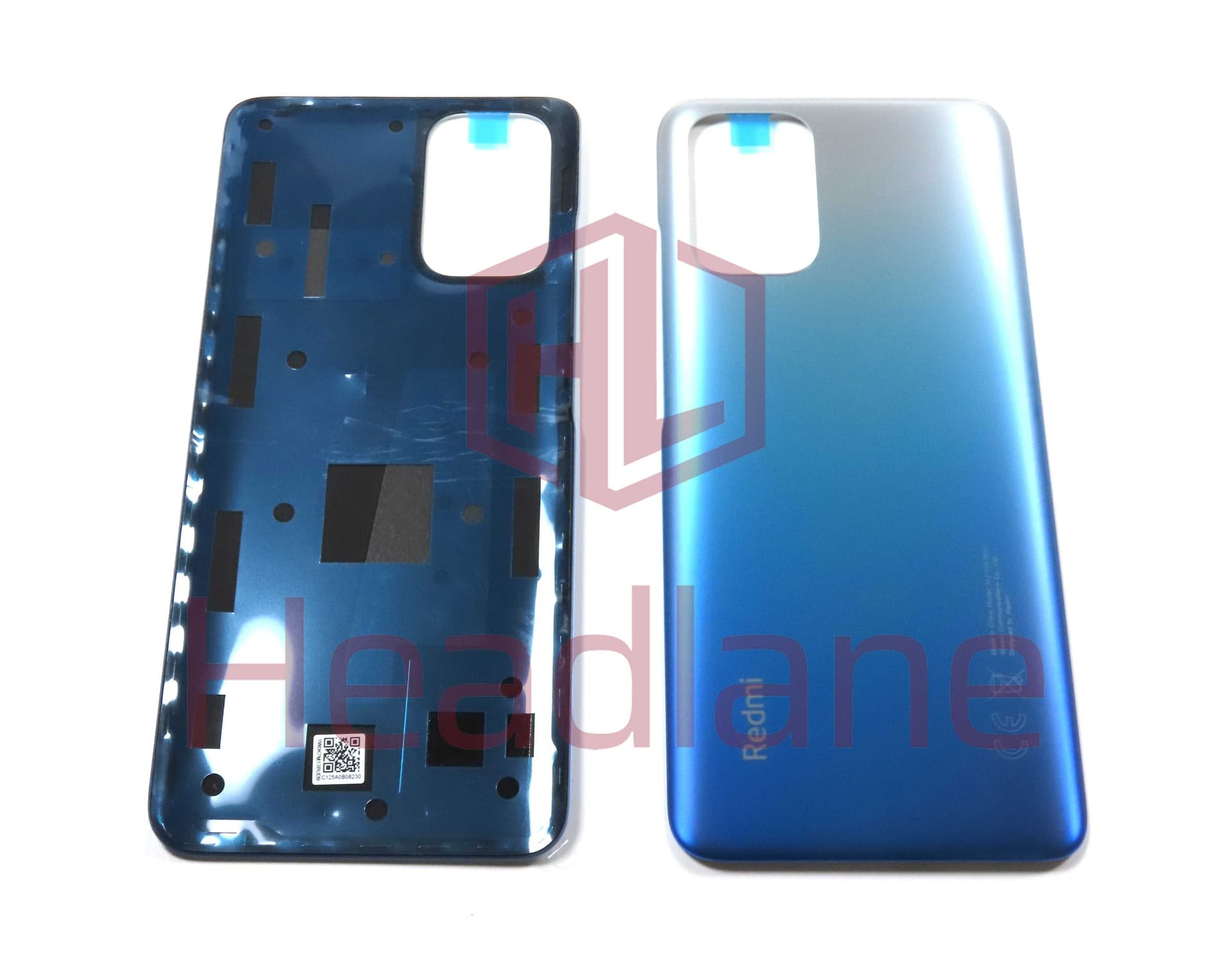 Xiaomi Redmi Note 10S Back / Battery Cover - Blue (NFC) - 55050000Y19T - Xiaomi Replacement Part