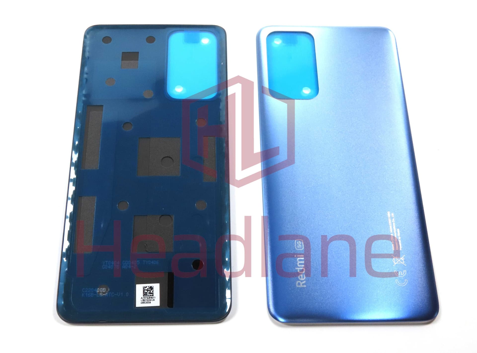 Xiaomi Redmi Note 11S 5G Back / Battery Cover - Blue - 55050002397D - Xiaomi Replacement Part