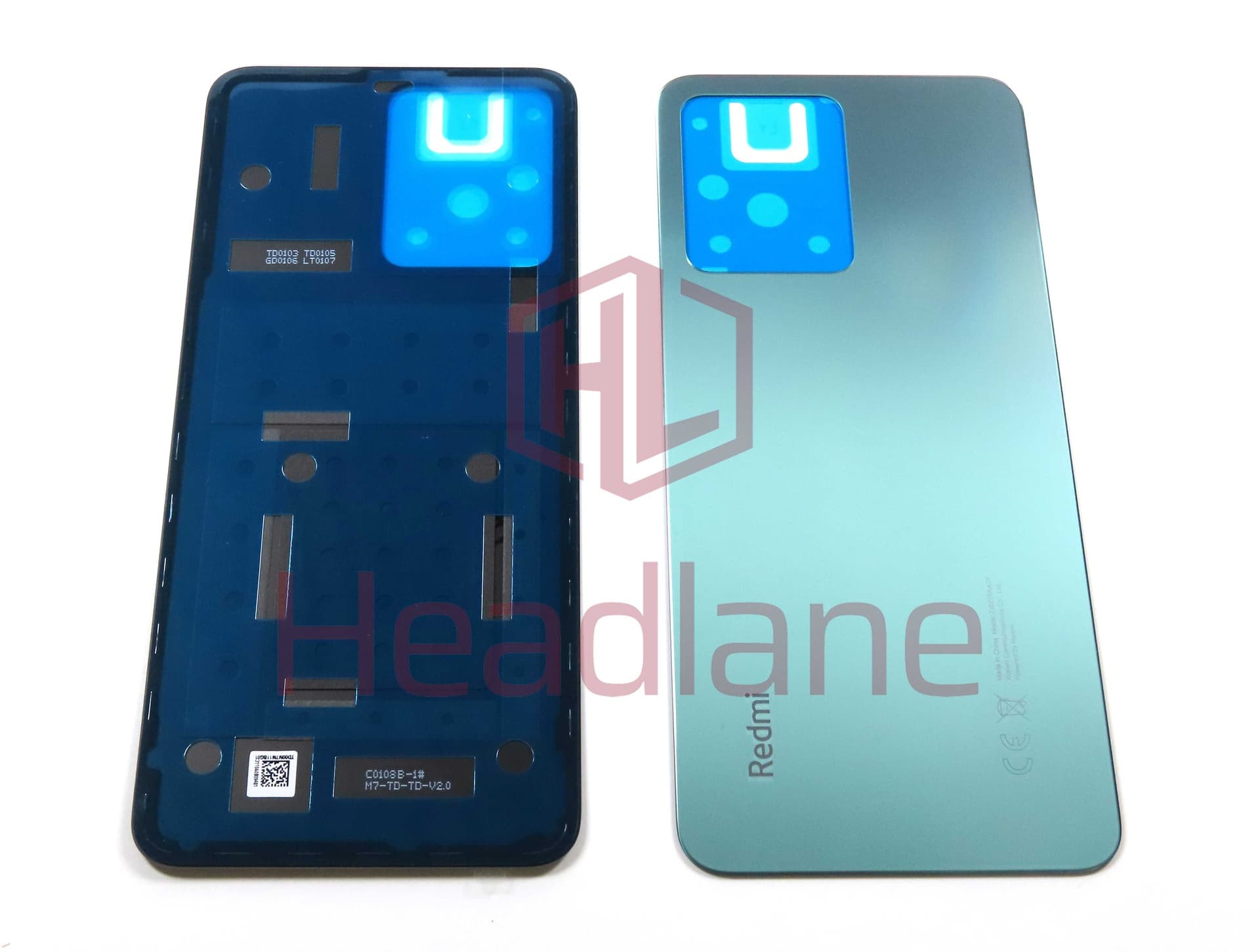 Xiaomi Redmi Note 12 4G Back / Battery Cover - Blue (NFC) - 1610111001053A - Xiaomi Replacement Part