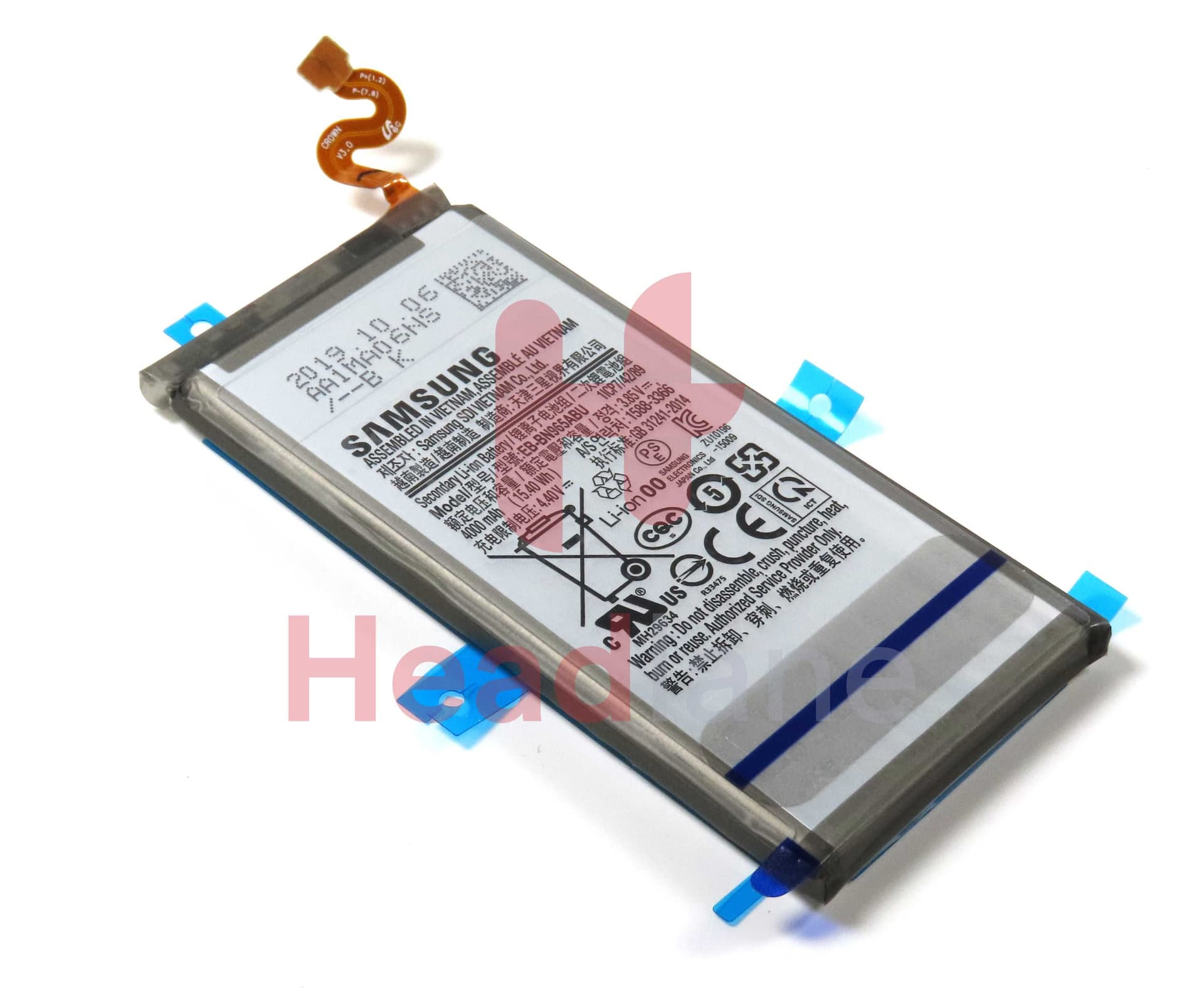 Samsung SM-N960 Galaxy Note 9 EB-BN965ABU Internal Battery (No Box) - GH82-17562A-NB - Samsung Replacement Part