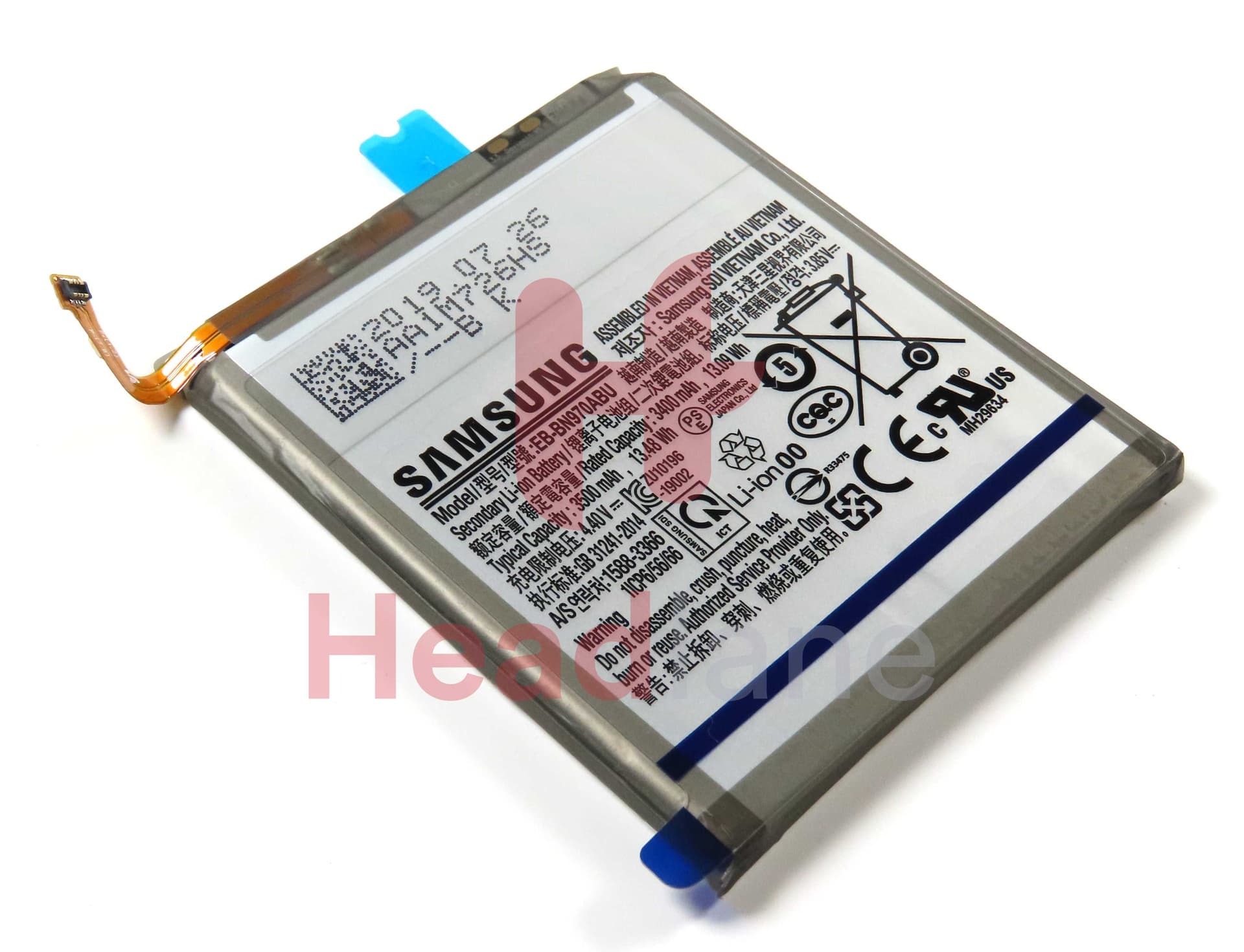 Samsung SM-N970 Galaxy Note 10 Internal Battery EB-BN970ABU (No Box) - GH82-20813A-NB - Samsung Replacement Part