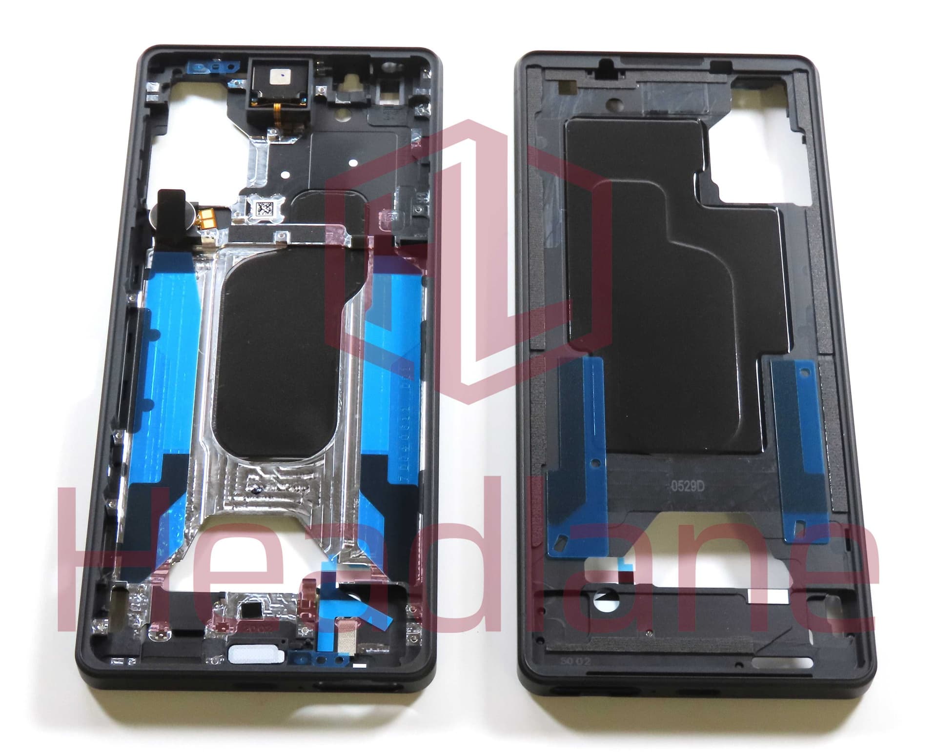 Sony XQ-DE54 Xperia 5 V Middle Cover / Chassis - Black - A5064796A - Sony Replacement Part