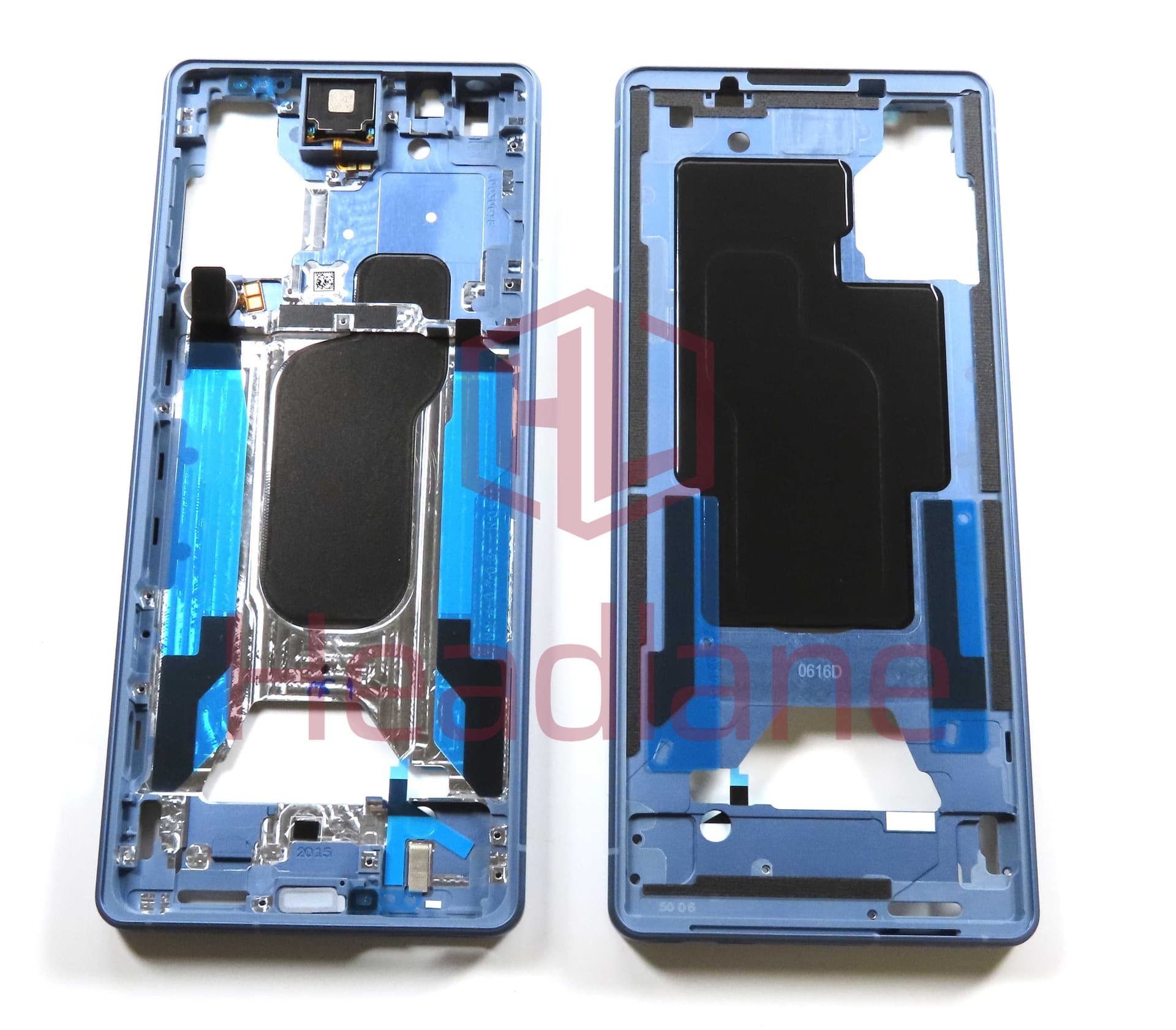 Sony XQ-DE54 Xperia 5 V Middle Cover / Chassis - Blue - A5064798A - Sony Replacement Part