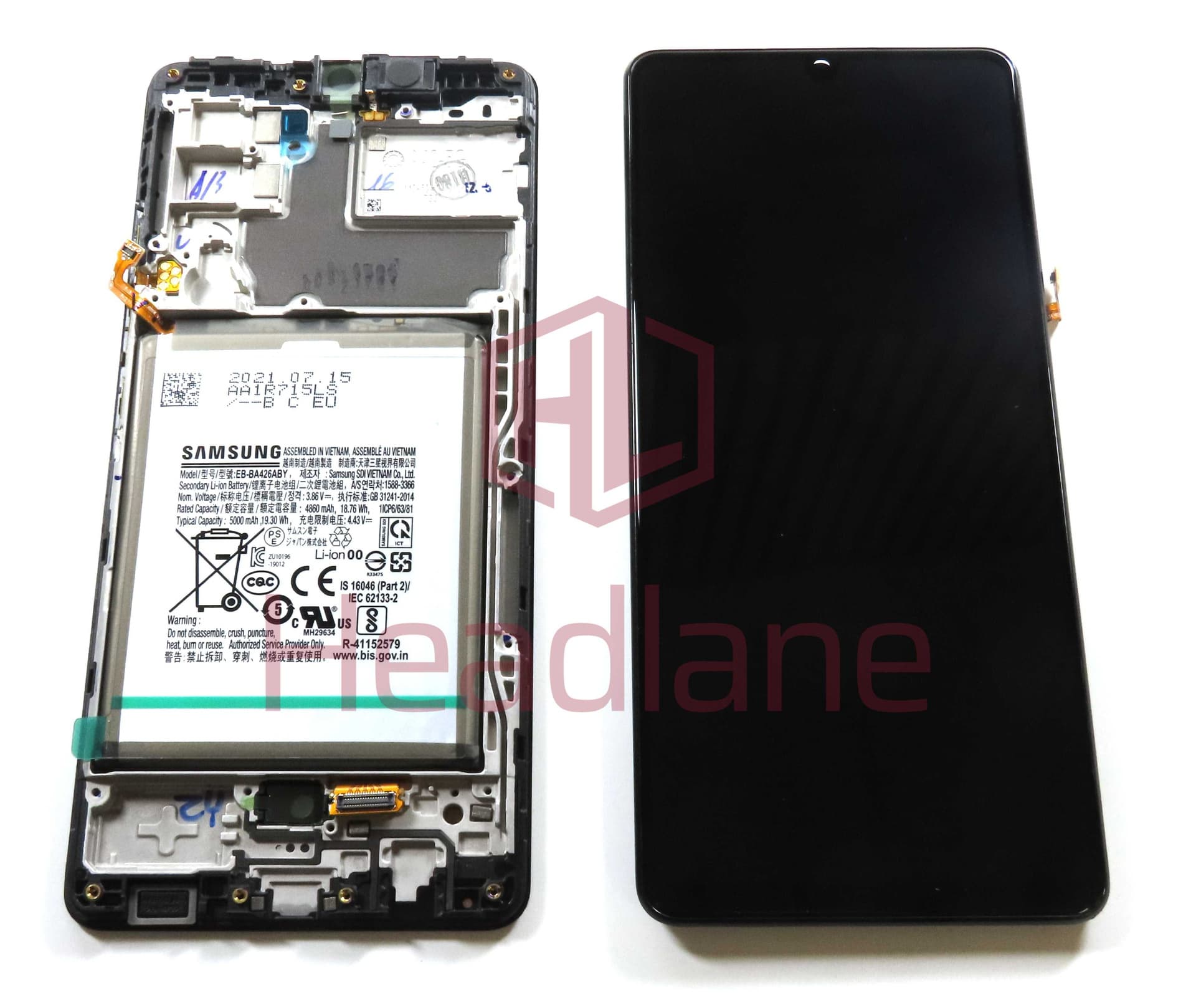 Samsung SM-A426 Galaxy A42 5G LCD Display / Screen + Touch + Battery - GH82-24480A - Samsung Replacement Part
