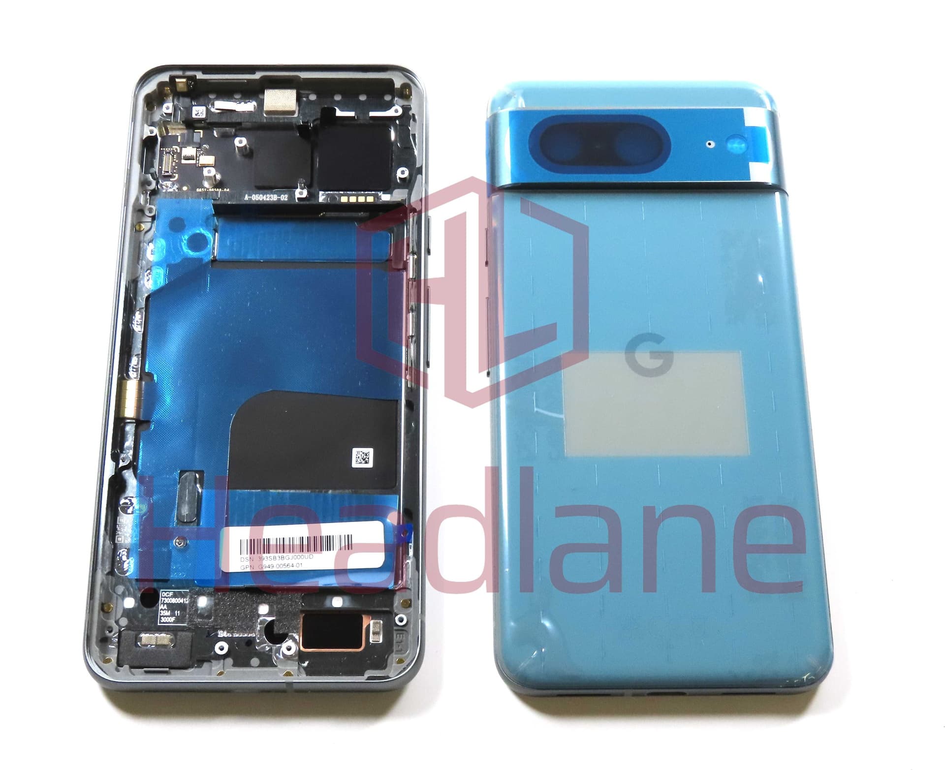 Google Pixel 8 Back / Battery Cover - Hazel - G949-00564-01 - Google Replacement Part