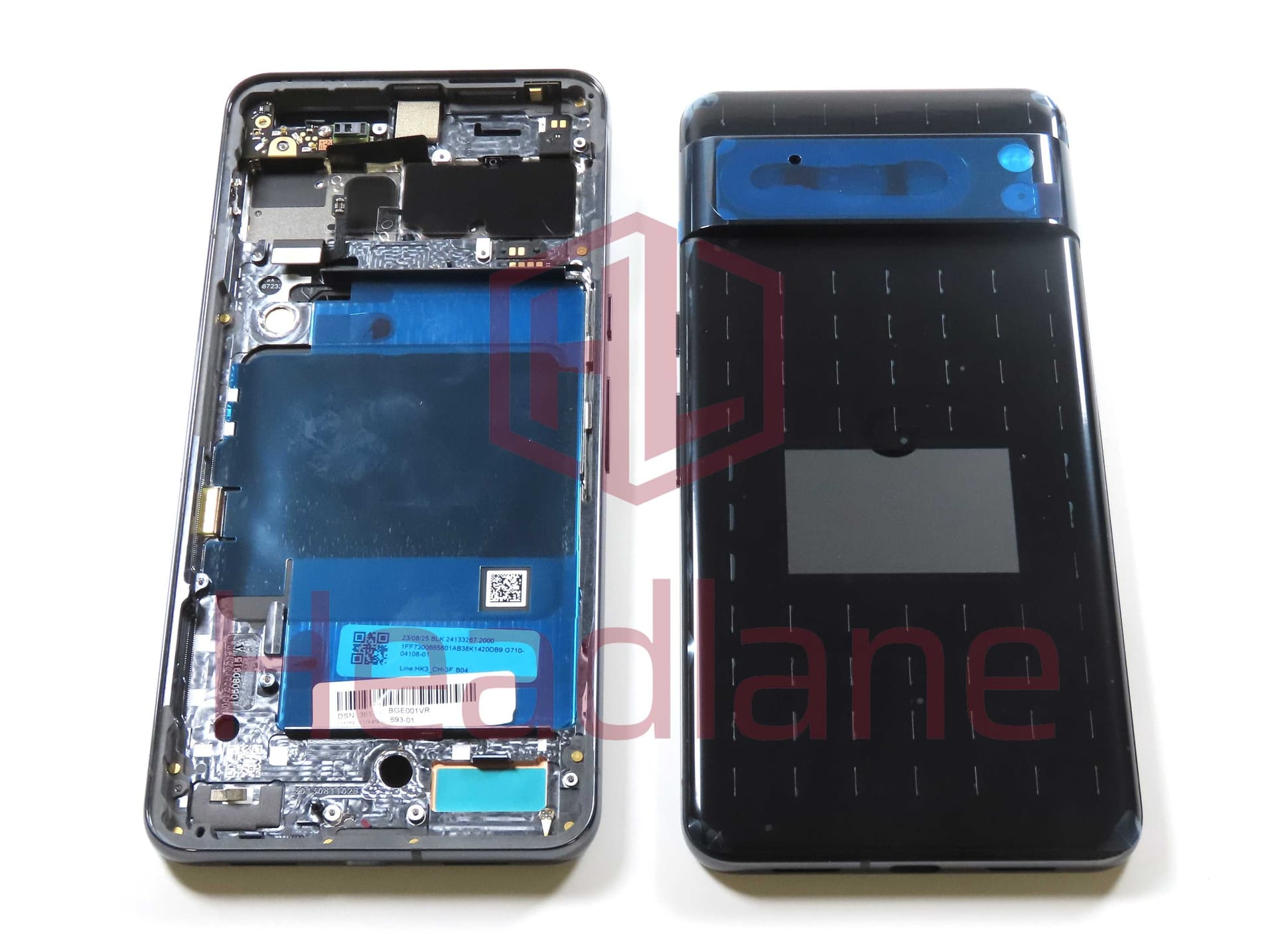 Google Pixel 8 Pro Back / Battery Cover - Black / Obisdian - G949-00693-01 - Google Replacement Part