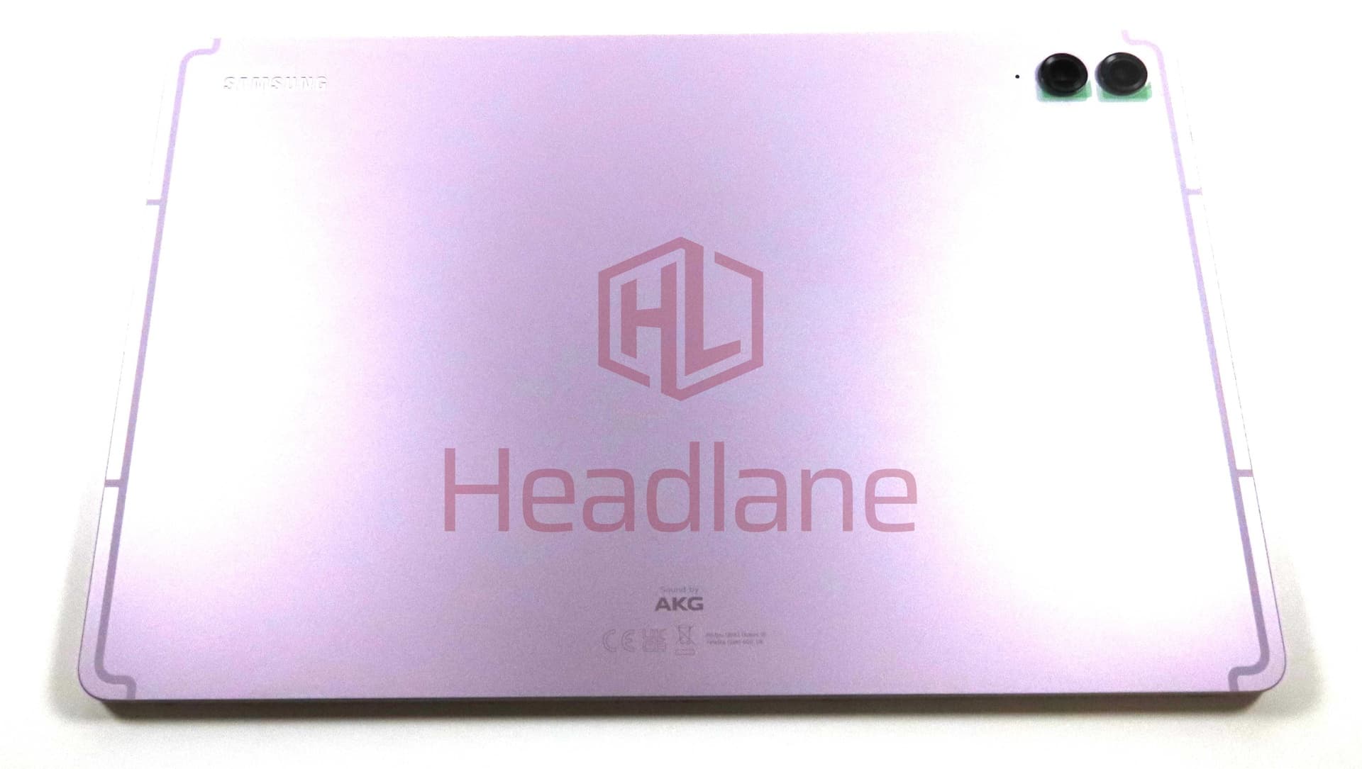 Samsung SM-X610 X616 Galaxy Tab S9 FE+ (WiFi / 5G) Back / Battery Cover - Lavender - GH82-32703C - Samsung Replacement Part