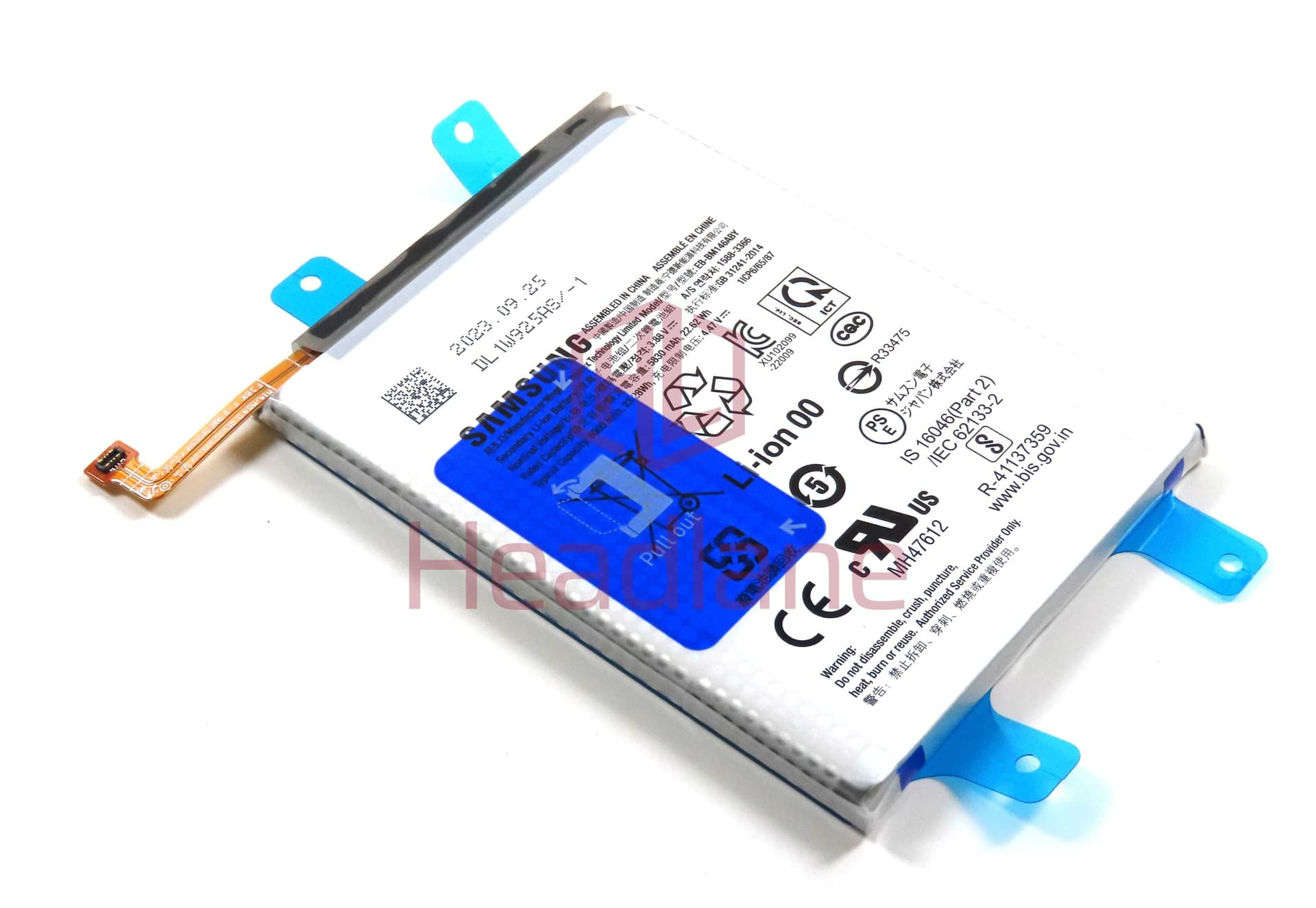 Samsung SM-M346 M146 Galaxy M34 M14 5G EB-BM146ABY 6000mAh Internal Battery - GH82-32103A - Samsung Replacement Part