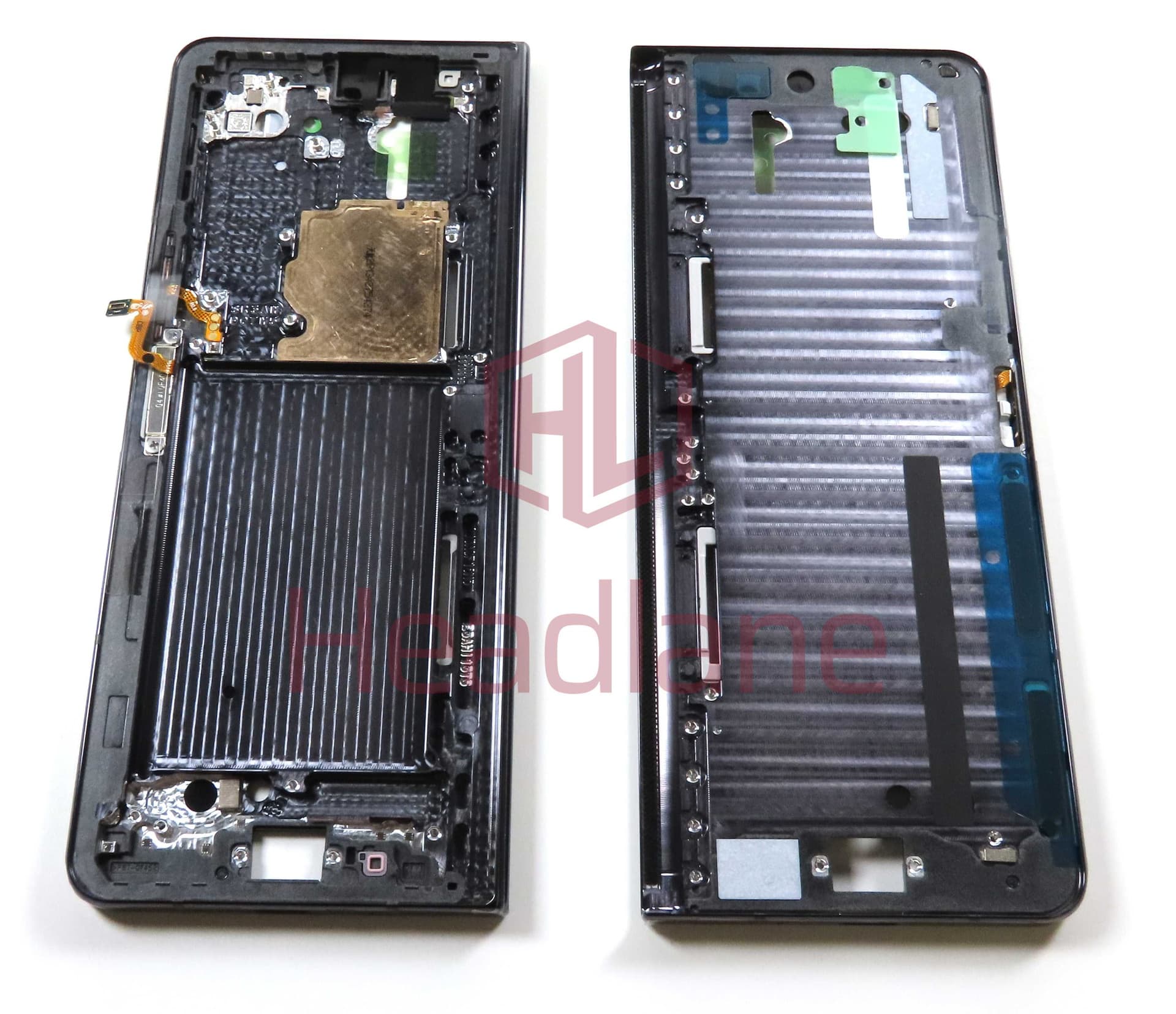 Samsung SM-F936 Galaxy Z Fold4 5G Front Frame - Phantom Black - GH96-15492A - Samsung Replacement Part