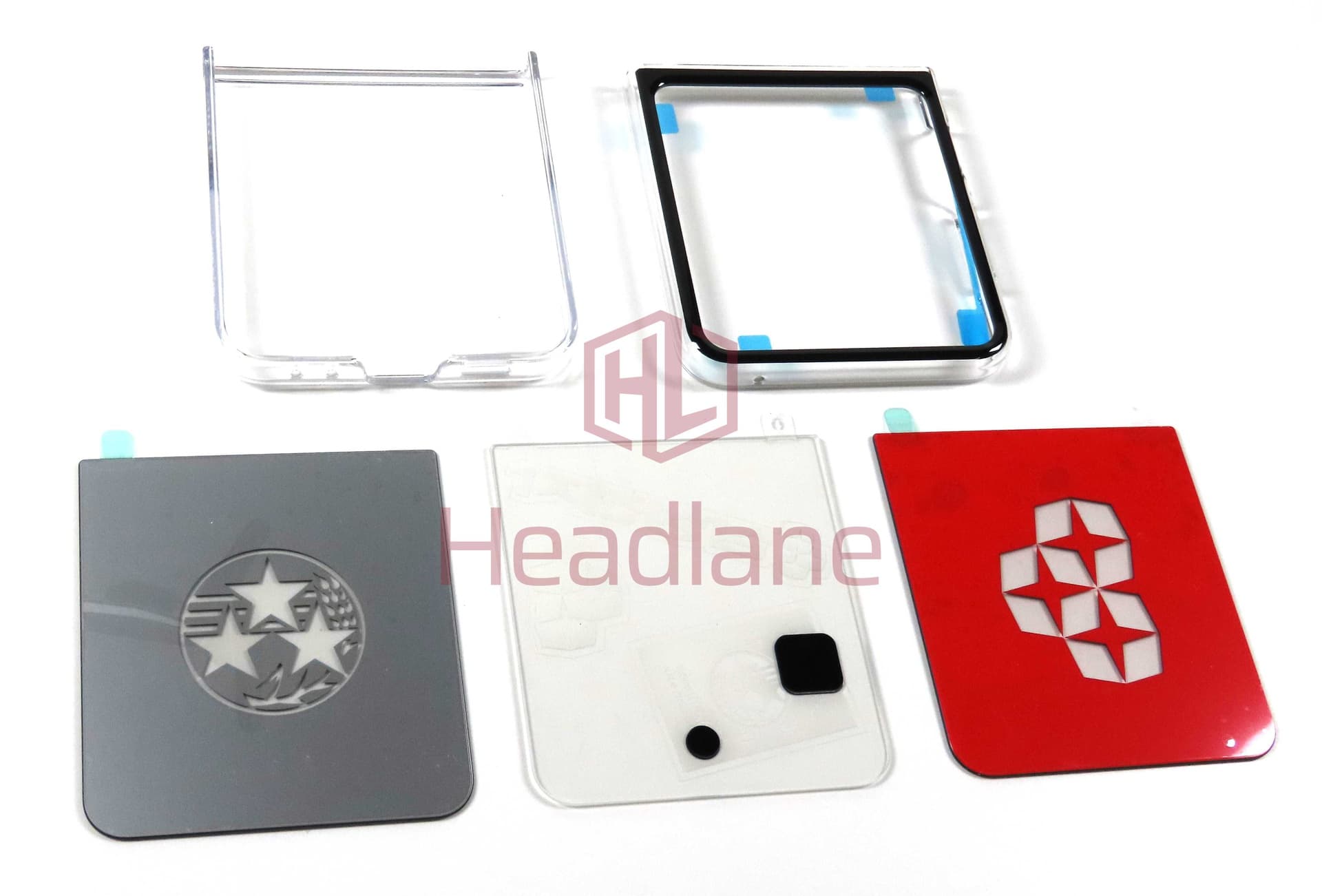 Samsung SM-F731 Galaxy Z Flip5 5G FlipSuit Case / FlipSuit Cards (Retro Edition) - GH98-48978A - Samsung Replacement Part