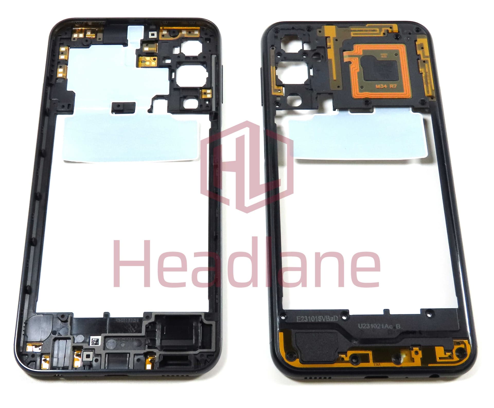 Samsung SM-M346 Galaxy M34 5G Middle Cover / Chassis - Dark Blue - GH98-48621A