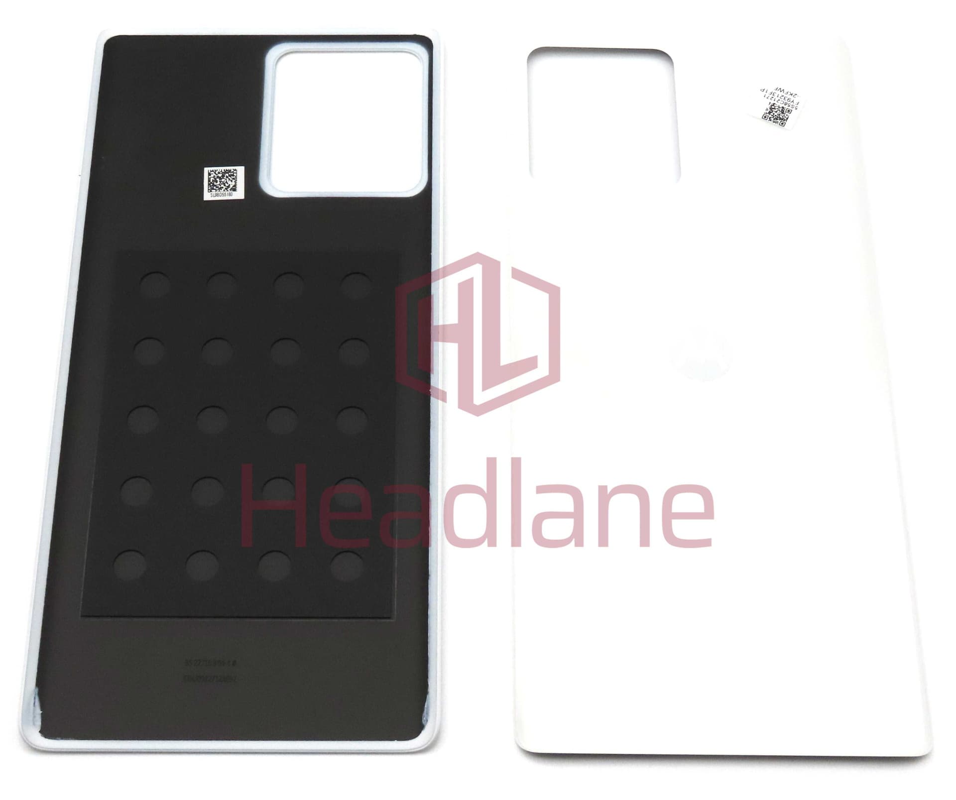 Motorola XT2241 Edge 30 Ultra Back / Battery Cover - White - 5S58C21271 - Lenovo / Motorola Replacement Part