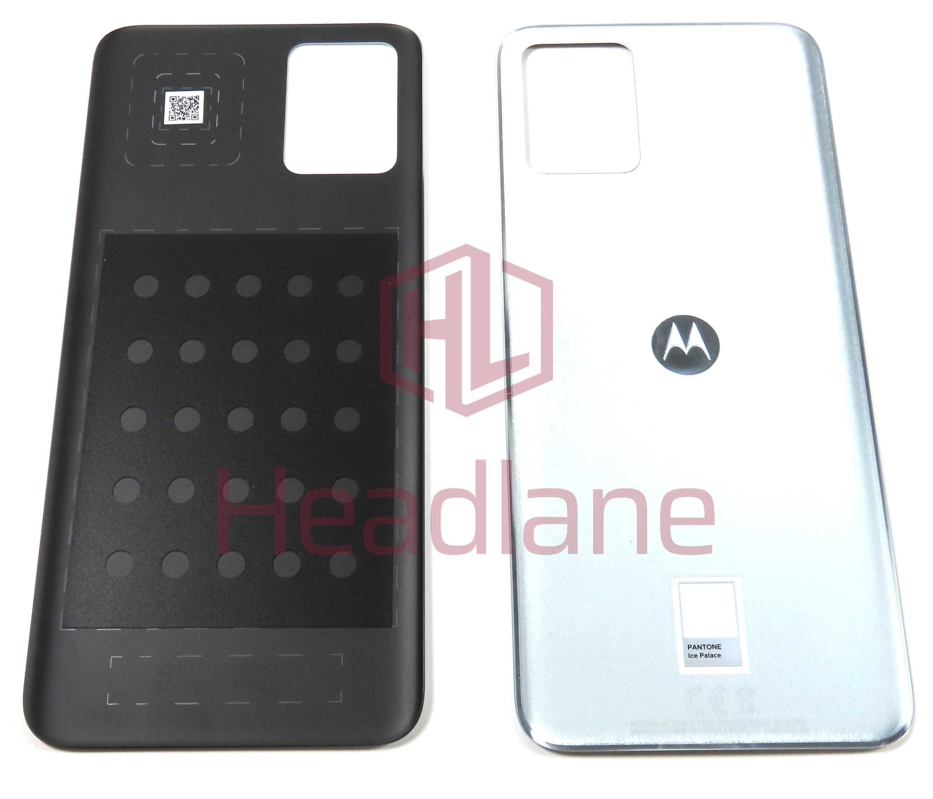 Motorola XT2245 Edge 30 Neo Back / Battery Cover - Silver - 5S58C21571 - Lenovo / Motorola Replacement Part
