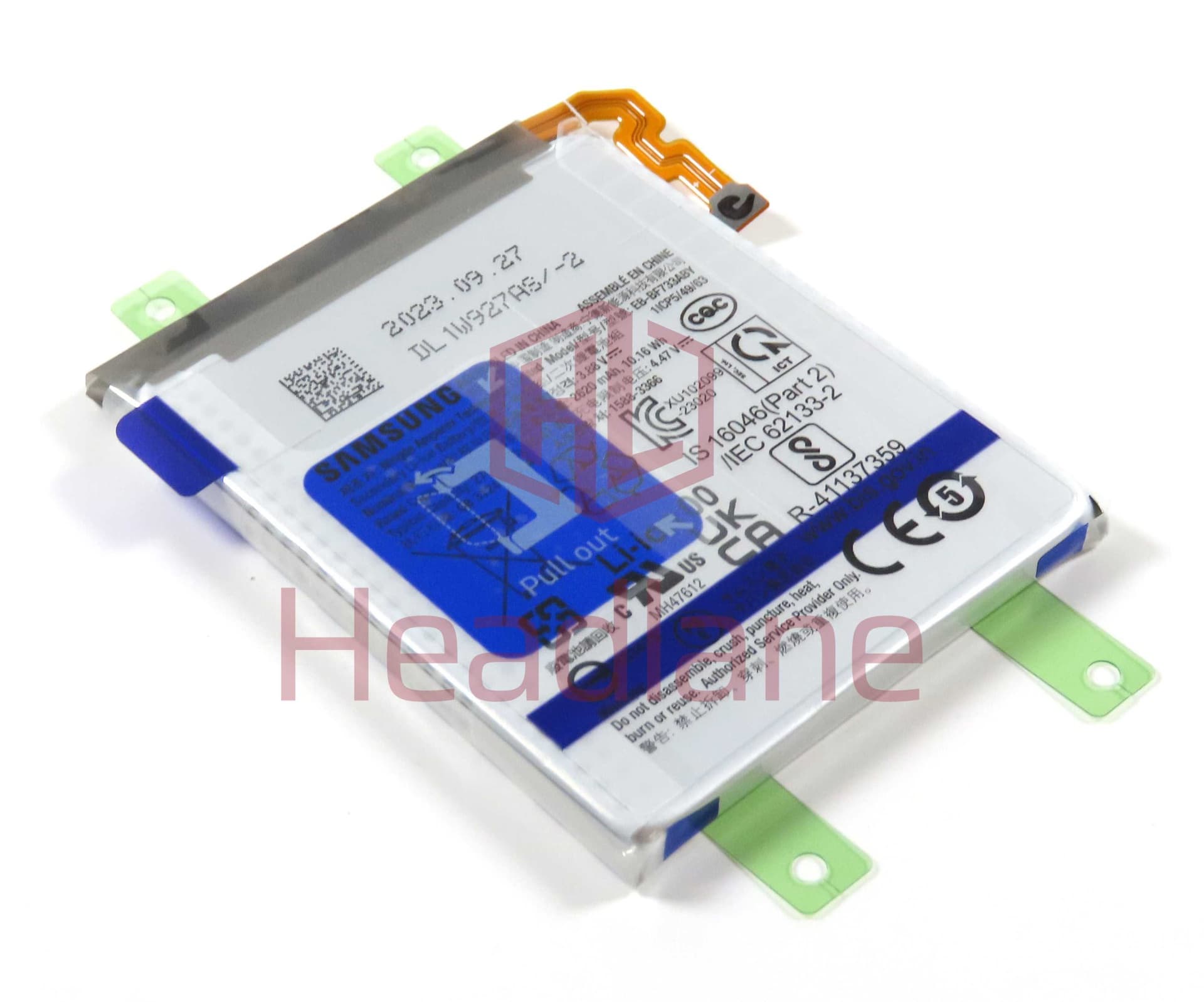 Samsung SM-F731 Galaxy Z Flip5 5G EB-BF733ABY 2620mAh Internal Battery - GH82-31699A - Samsung Replacement Part