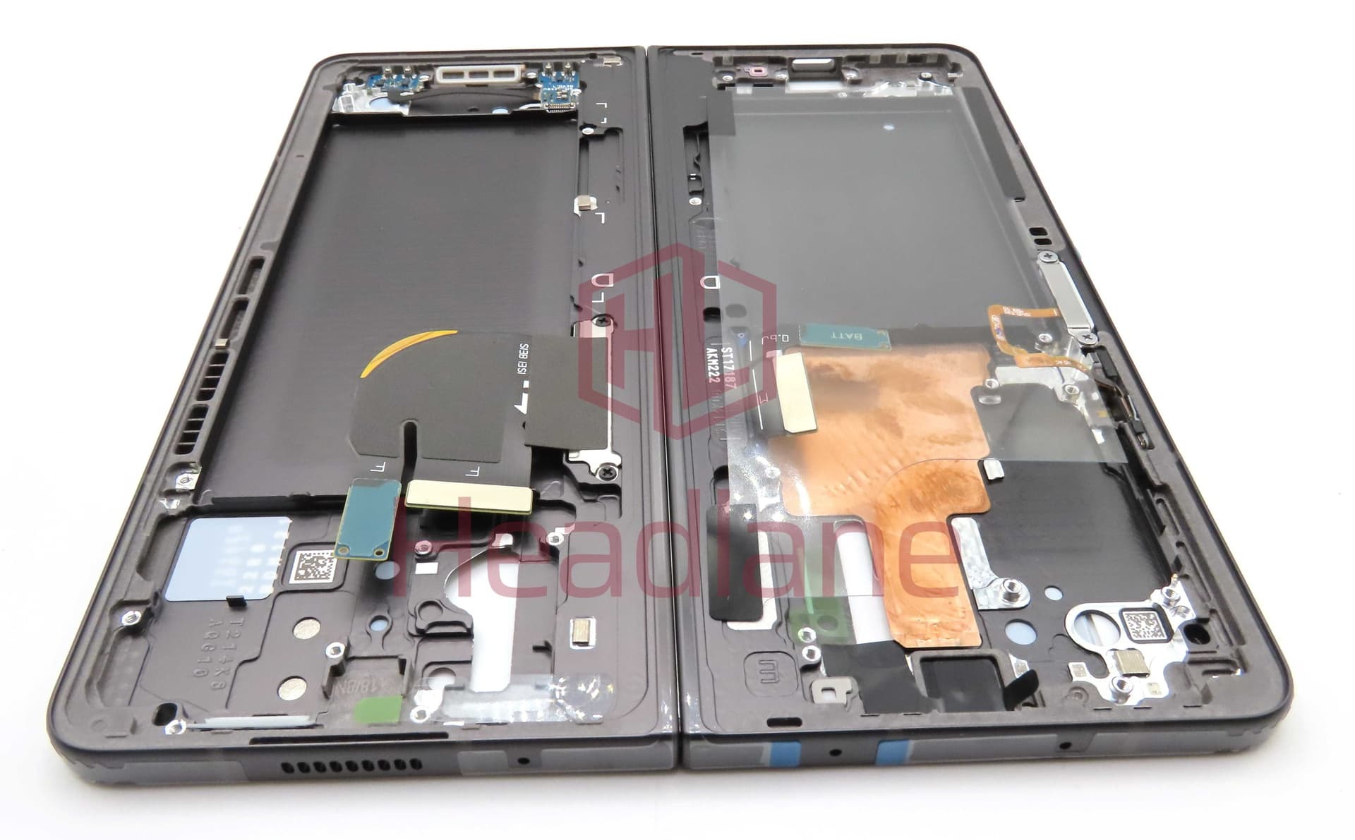 Samsung SM-F946 Galaxy Z Fold5 5G Display Frame - Grey / Blue - GH82-33114D