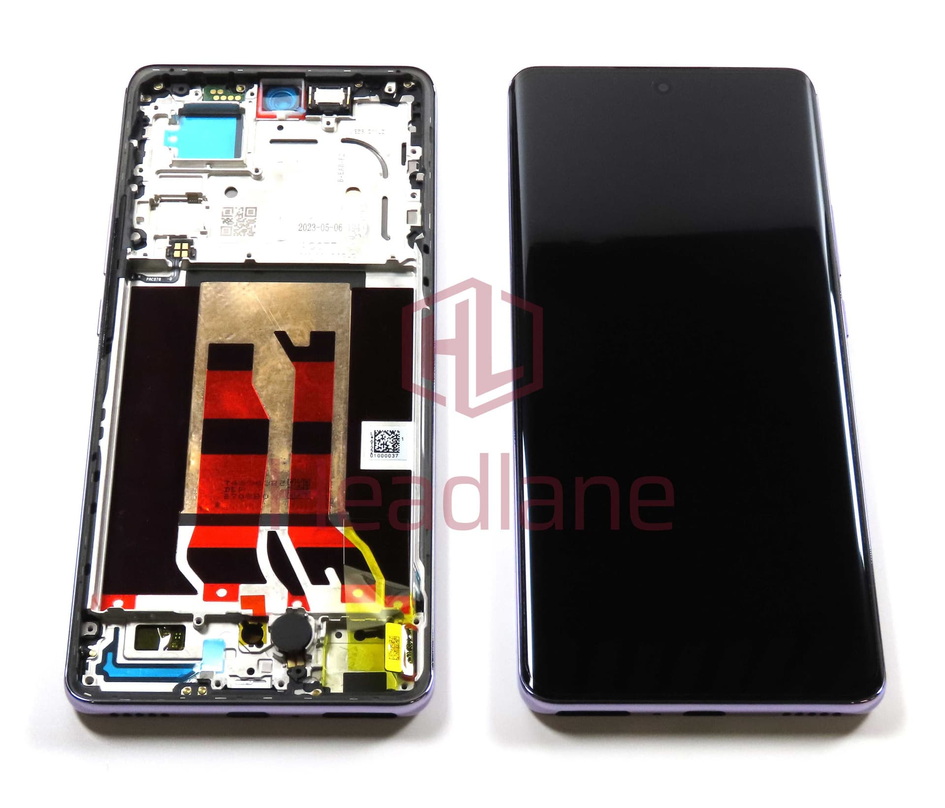 Oppo CPH2525 CPH2541 Reno10 Pro 5G LCD Display / Screen + Touch - Purple - 621029000058 - Oppo Replacement Part