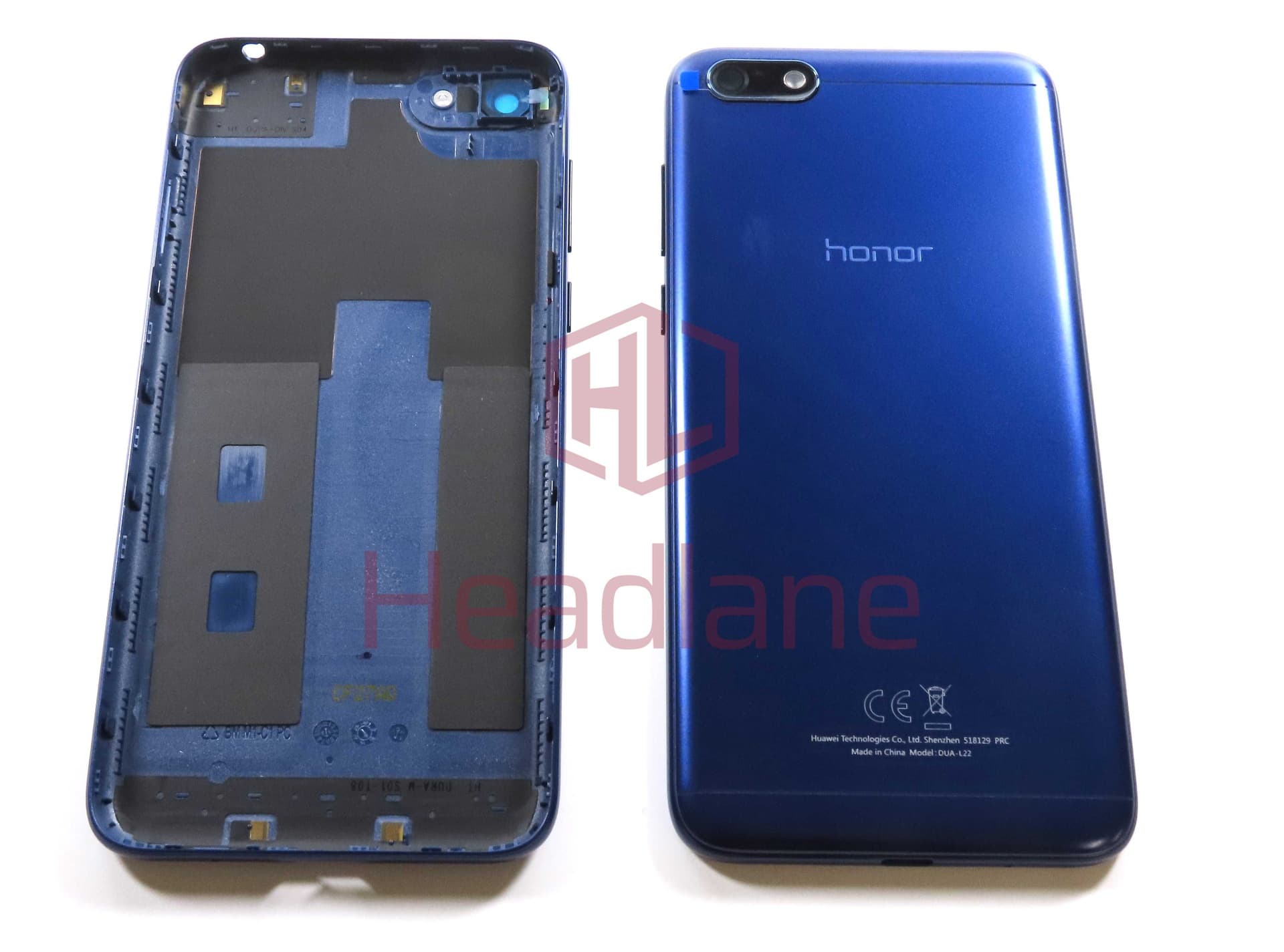 Huawei Honor 7S Back / Battery Cover - Blue - 97070UNV - Huawei Replacement Part