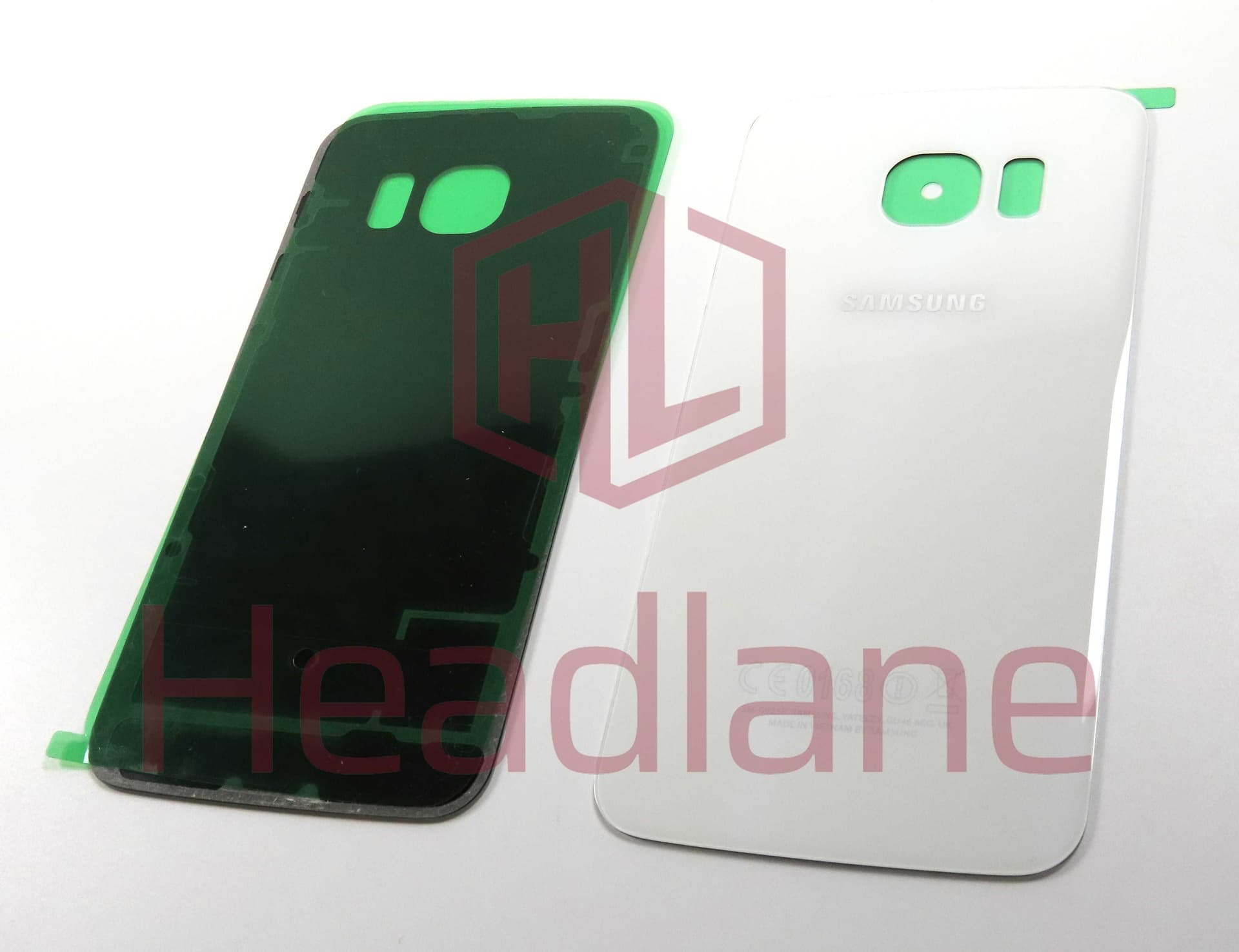 Samsung SM-G925 Galaxy S6 Edge Battery Cover - White - GH82-09602B - Samsung Replacement Part