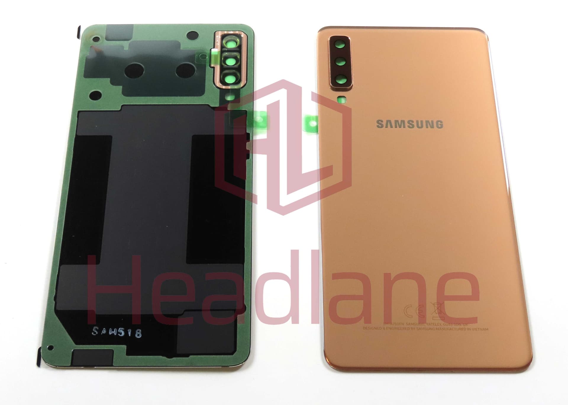 Samsung SM-A750 Galaxy A7 (2018) Back / Battery Cover - Gold - GH82-17829C - Samsung Replacement Part