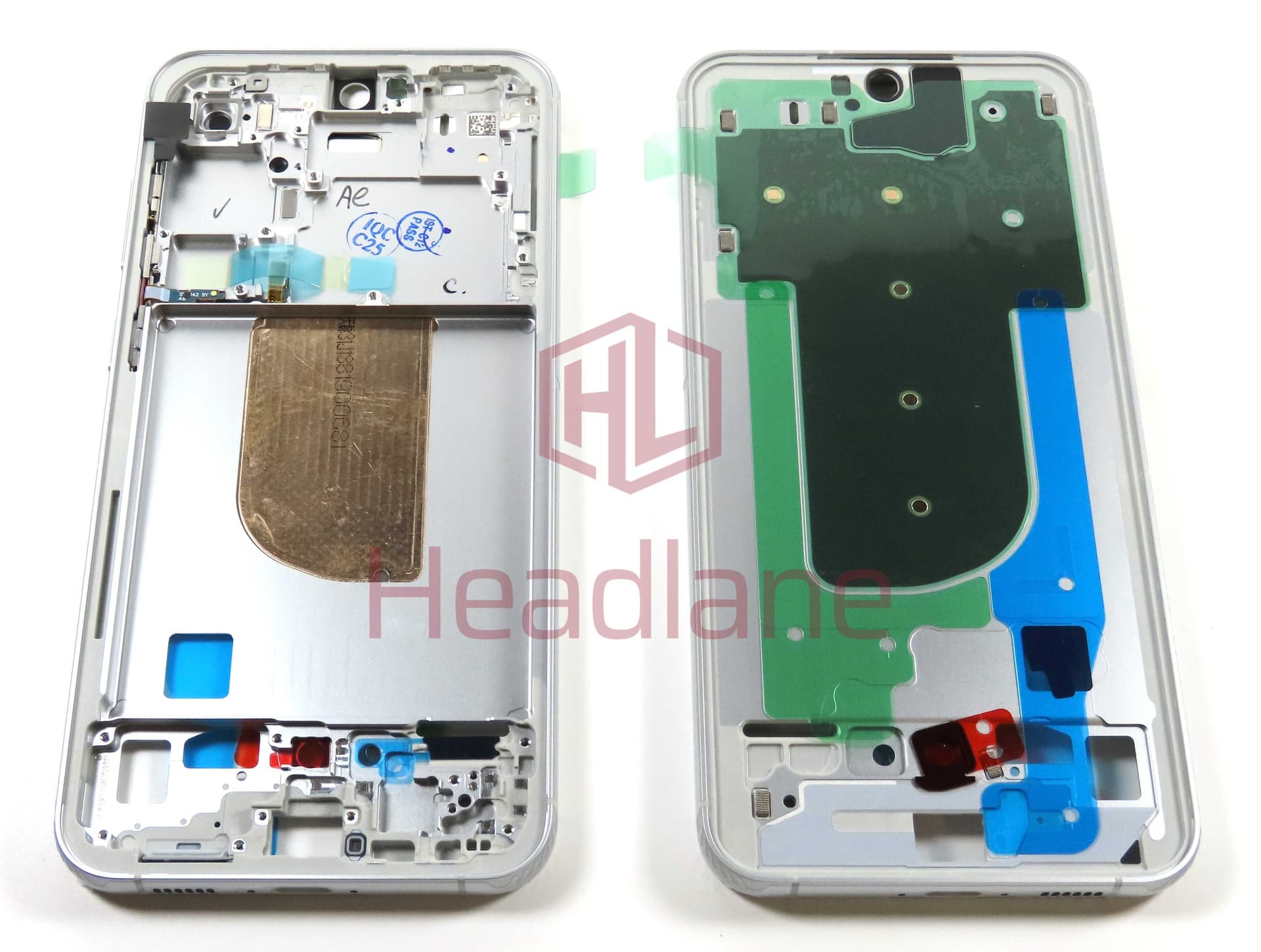 Samsung SM-S711 Galaxy S23 FE Display Frame - Mint / Purple / Cream - GH82-32857B - Samsung Replacement Part