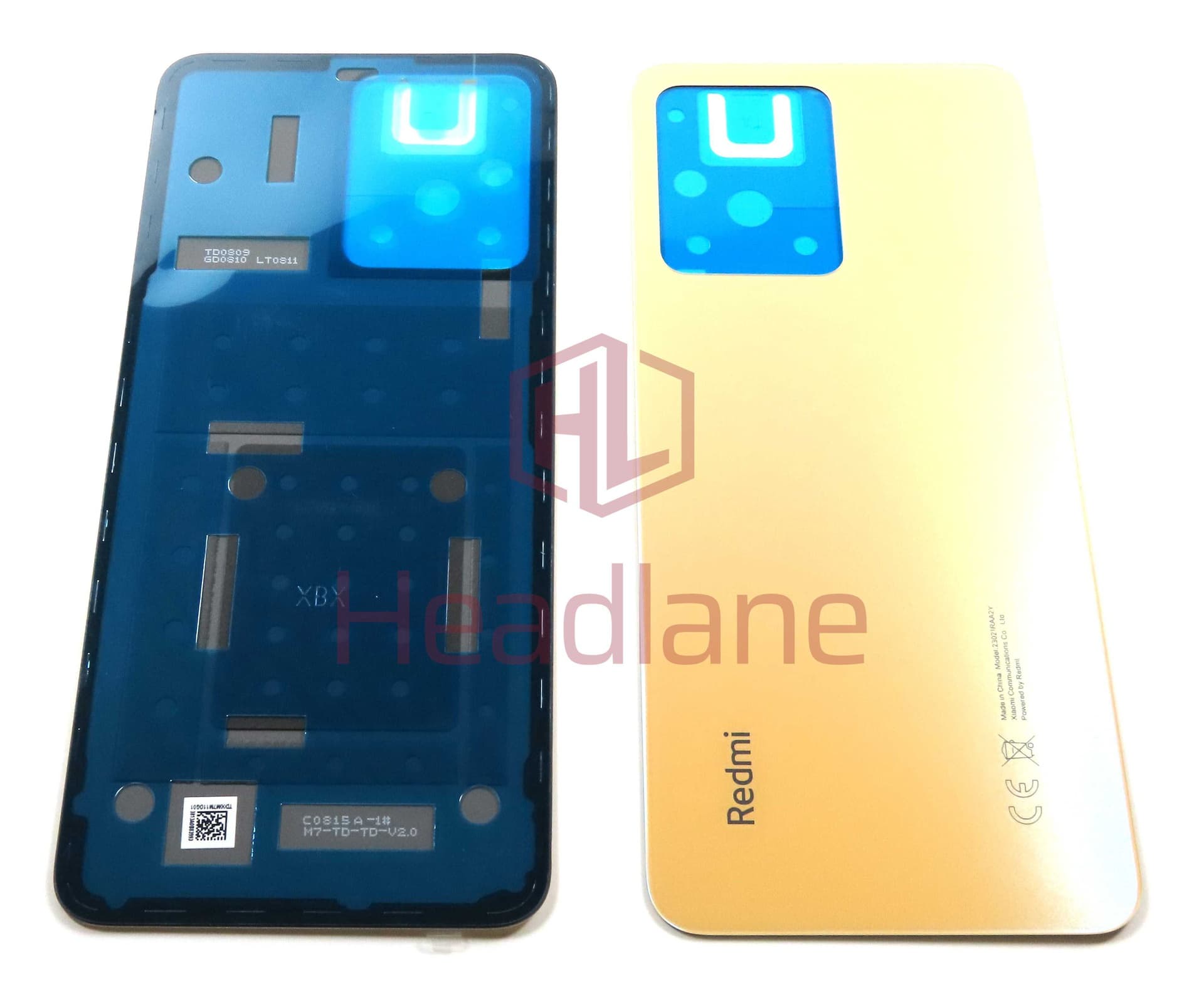 Xiaomi Redmi Note 12 4G Back / Battery Cover - Gold (NFC) - 1610111001323B - Xiaomi Replacement Part