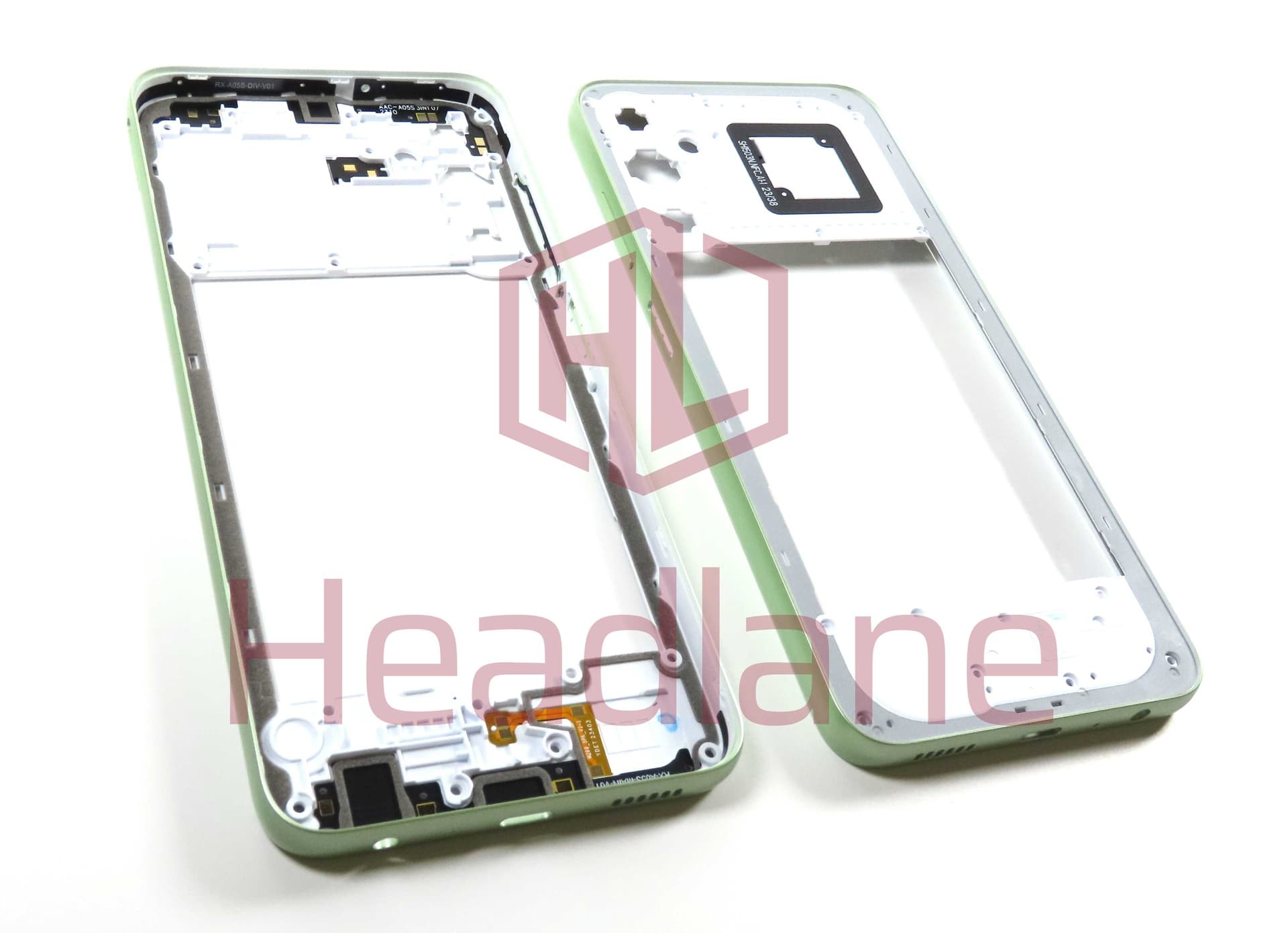 Samsung SM-A057 Galaxy A05s Middle Cover / Chassis - Light Green - GH81-24413A - Samsung Replacement Part