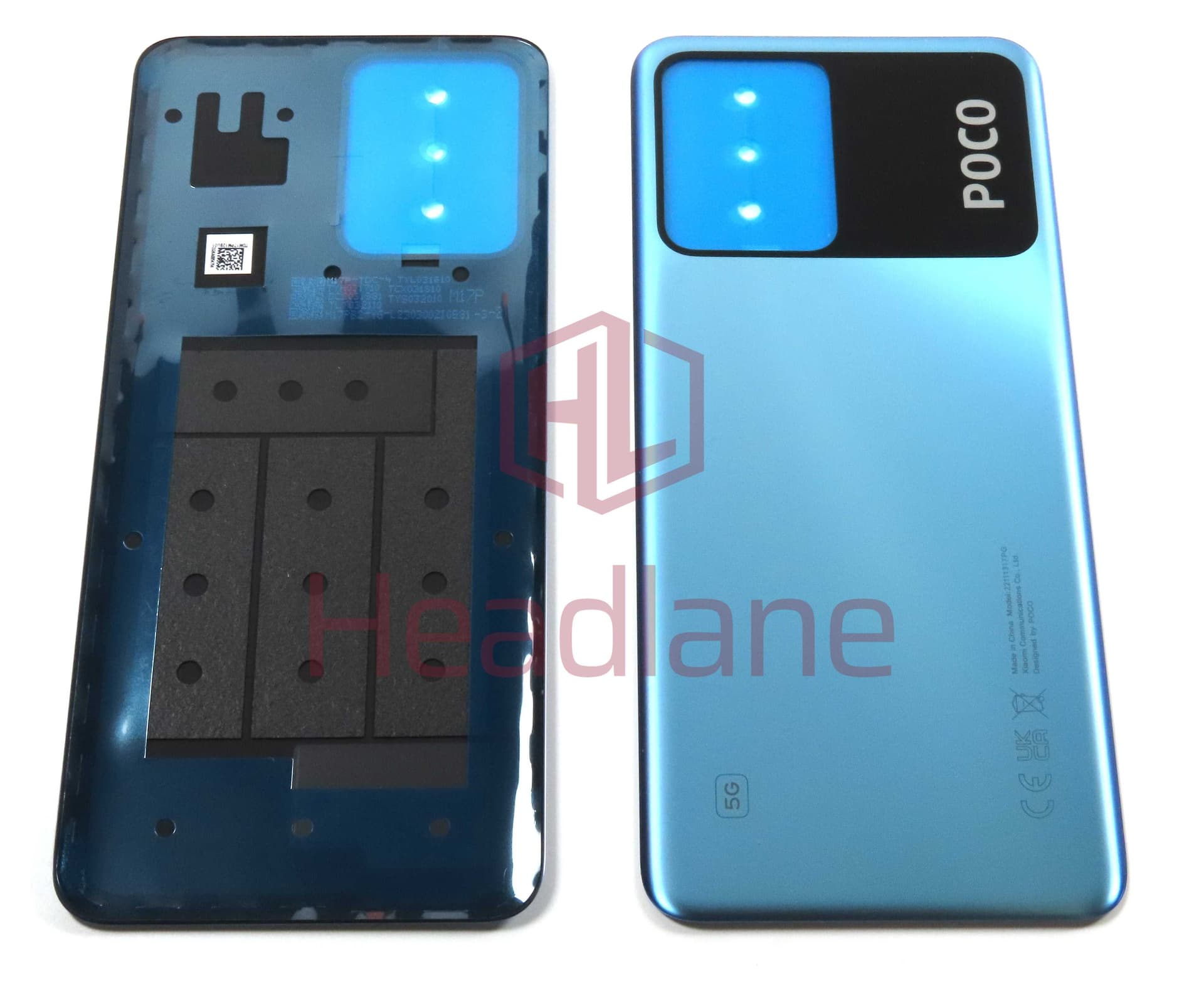 Xiaomi Poco X5 5G Back / Battery Cover - Blue - 1610111000727C - Xiaomi Replacement Part