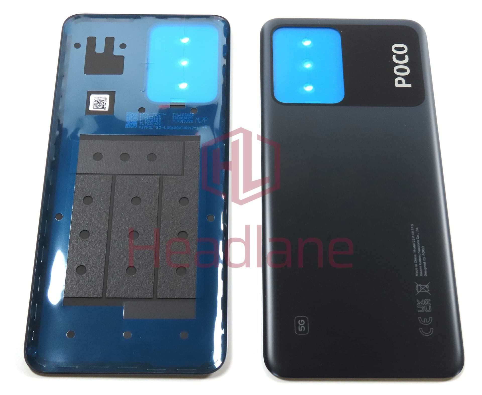 Xiaomi Poco X5 5G Back / Battery Cover - Black - 1610111000729C - Xiaomi Replacement Part
