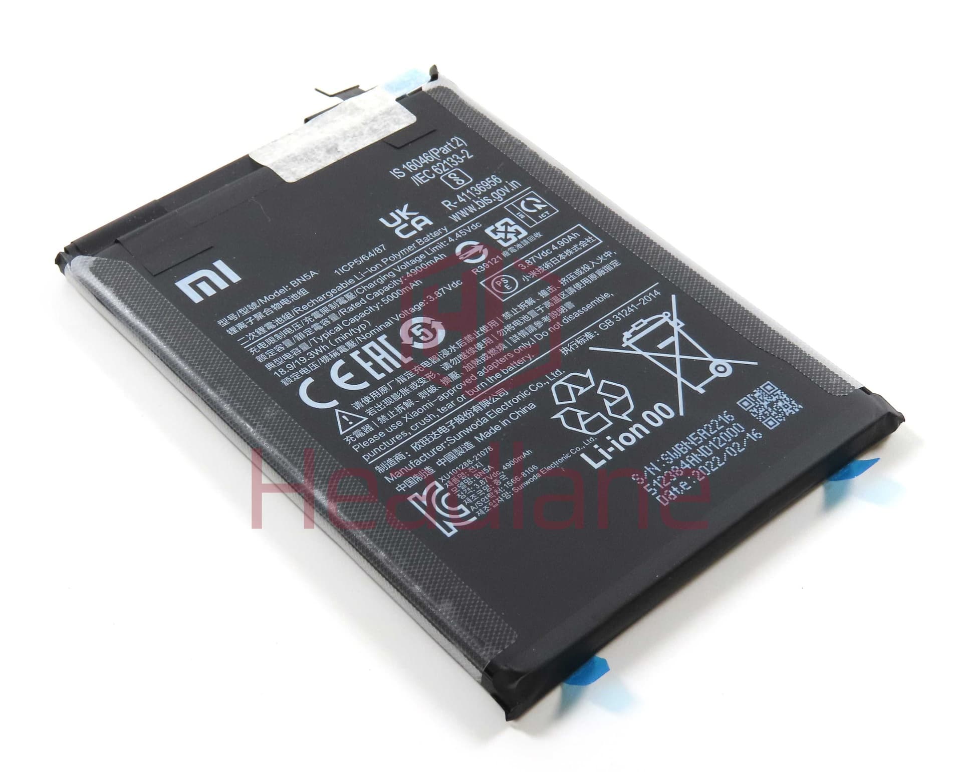 Xiaomi Poco M3 Pro Redmi 10 / 2022 Redmi Note 10 5G BN5A Internal Battery - 460200006L5Z - Xiaomi Replacement Part
