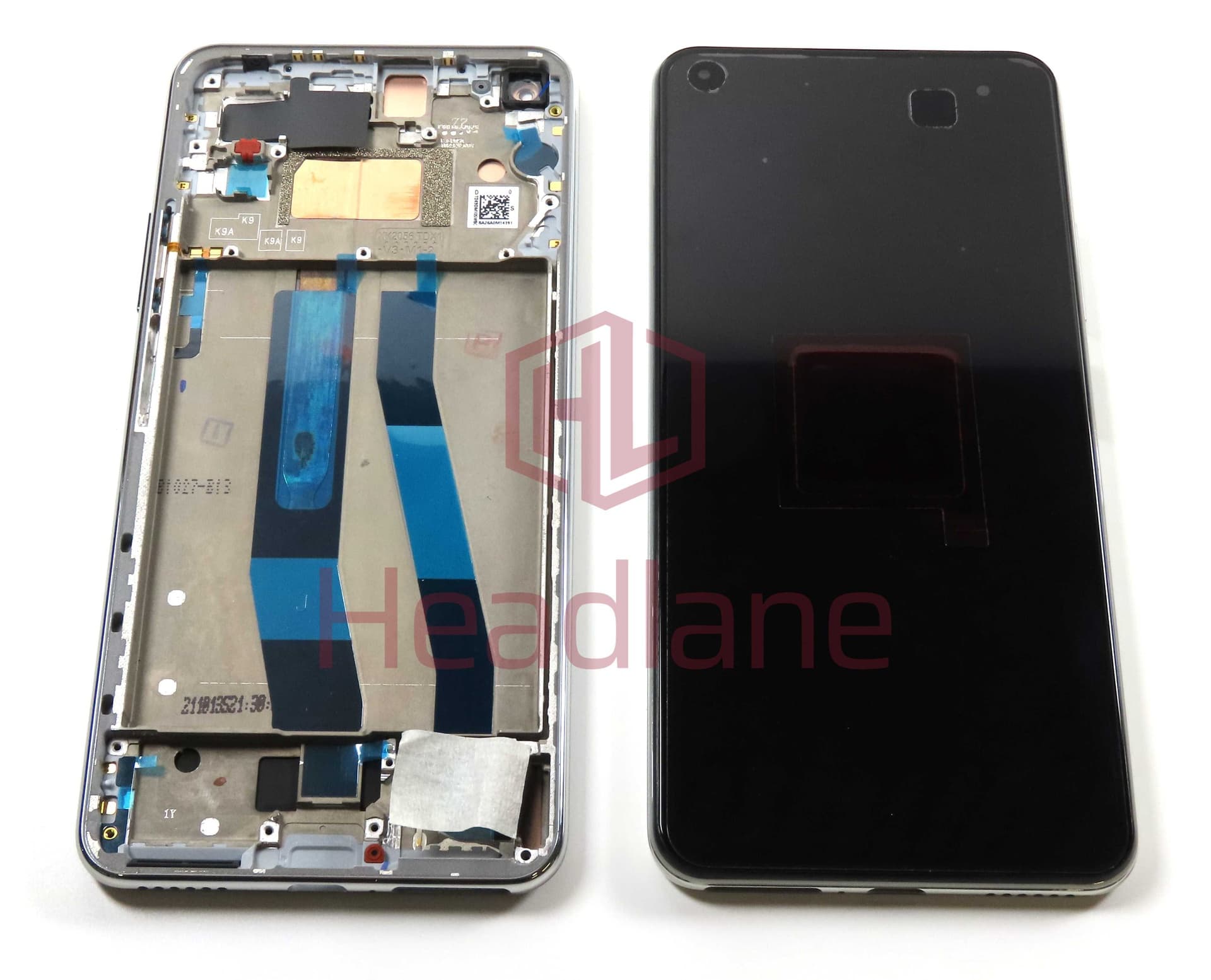 Xiaomi 11 Lite 5G NE LCD Display / Screen + Touch - Silver - 5600040K9D00 - Xiaomi Replacement Part