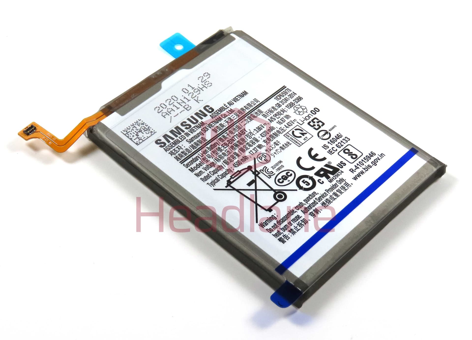 Samsung SM-N770 Galaxy Note 10 Lite Internal Battery EB-BN770ABY (No Box) - GH82-22054A-NB - Samsung Replacement Part