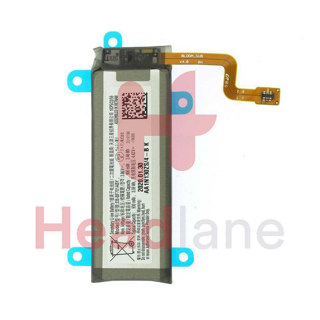 Samsung SM-F700 Galaxy Z Flip Secondary Battery EB-BF701ABY (No Box) - GH82-22208A-NB - Samsung Replacement Part