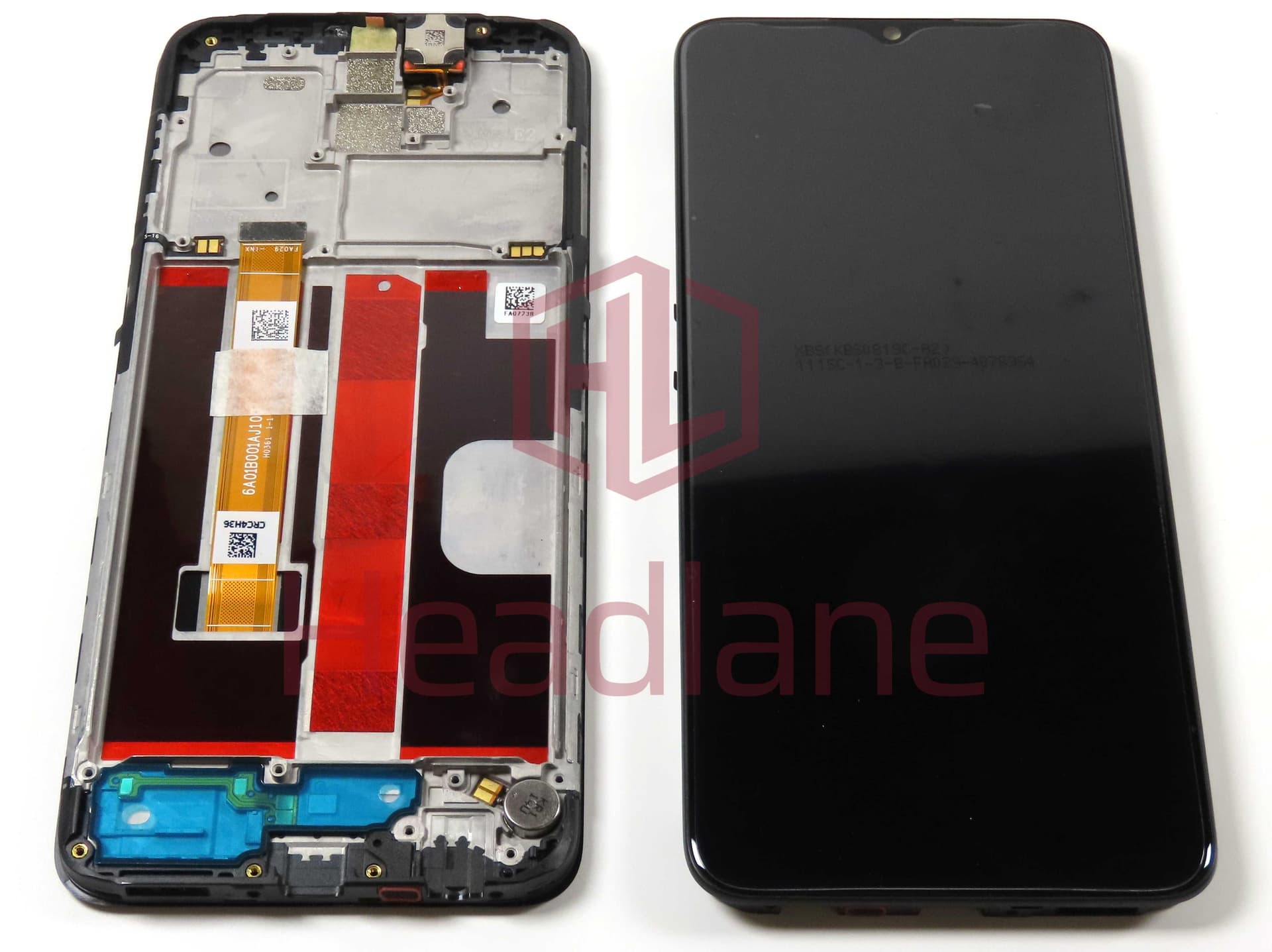 Oppo CPH1937 CPH1939 CPH1941 A9 2020 LCD Display / Screen + Touch - Black - 4902948 - Oppo Replacement Part