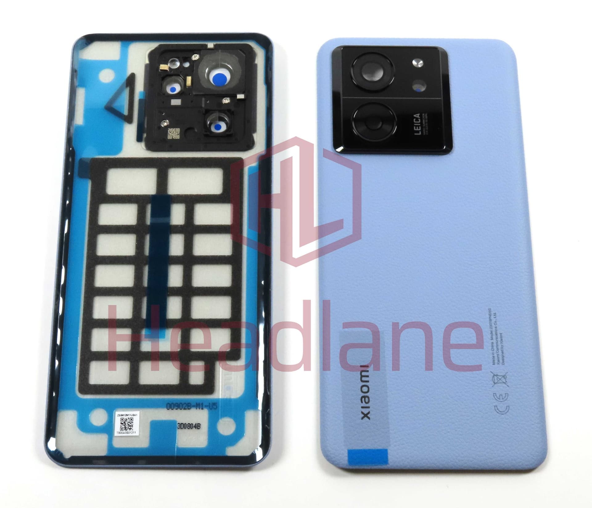 Xiaomi 13T Pro Back / Battery Cover - Blue - 5600240M1200 - Xiaomi Replacement Part