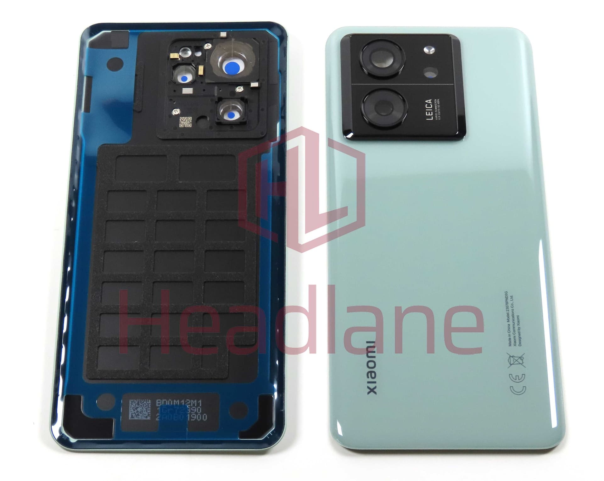 Xiaomi 13T Pro Back / Battery Cover - Green - 5600230M1200 - Xiaomi Replacement Part