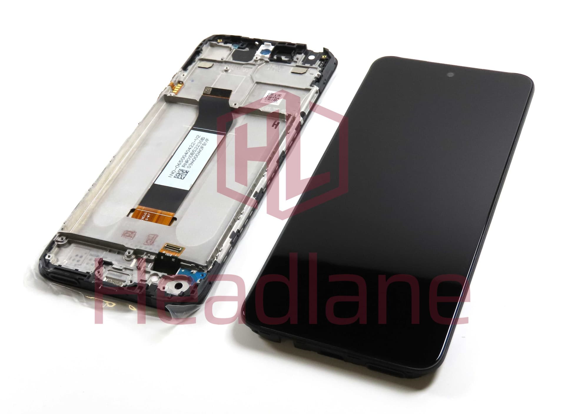 Xiaomi Redmi Note 10 5G LCD Display / Screen + Touch - Black - 5600060K1900 - Xiaomi Replacement Part