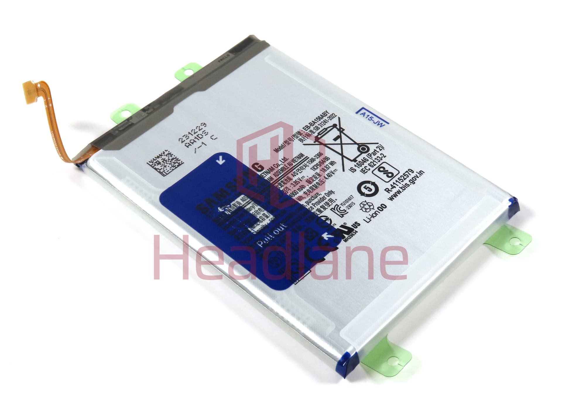 Samsung SM-A155 A156 Galaxy A15 4G / 5G EB-BA156ABY 4900mAh Internal Battery - GH82-33639A - Samsung Replacement Part