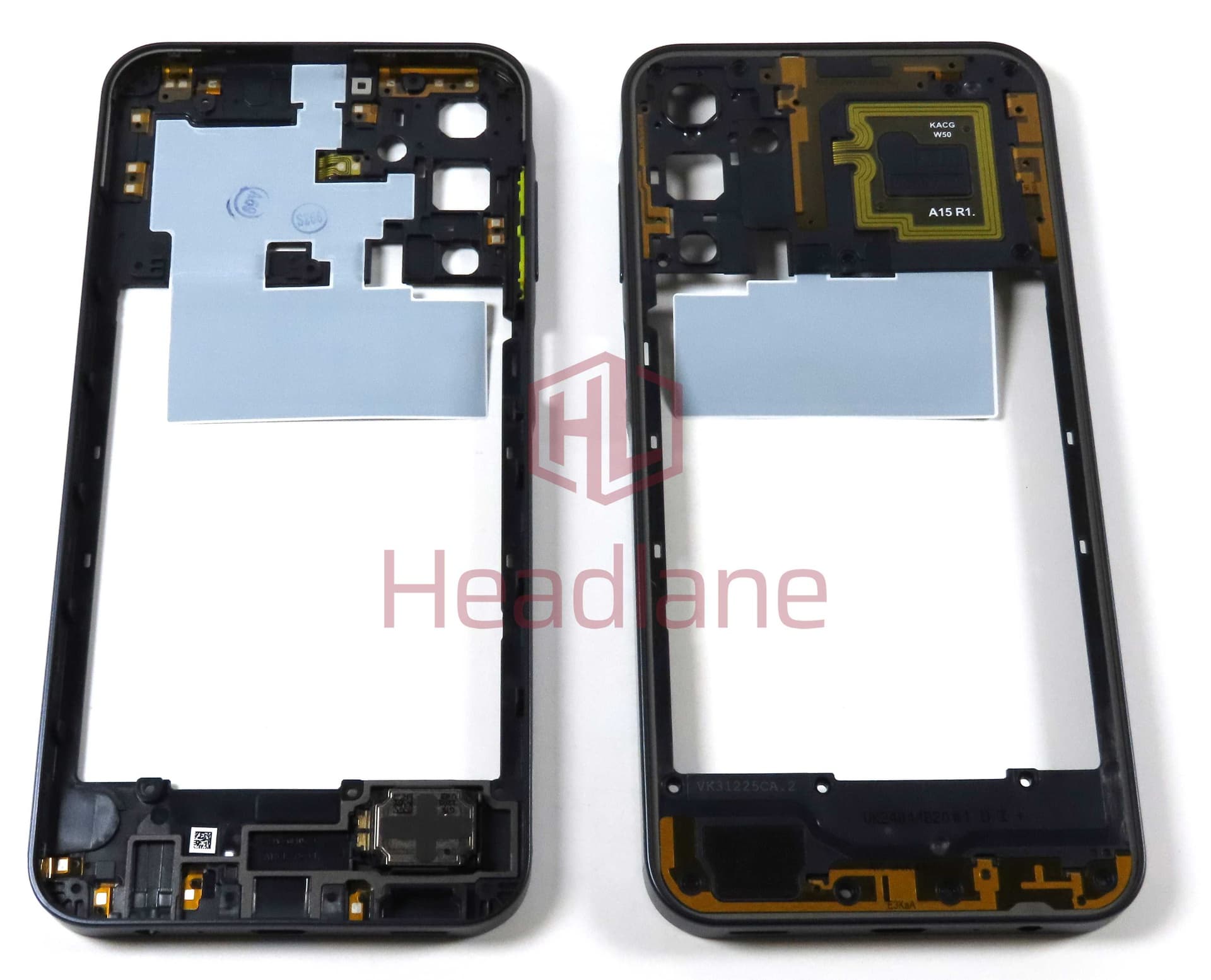 Samsung SM-A156 Galaxy A15 5G Middle Cover / Chassis - Black - GH82-33641A - Samsung Replacement Part