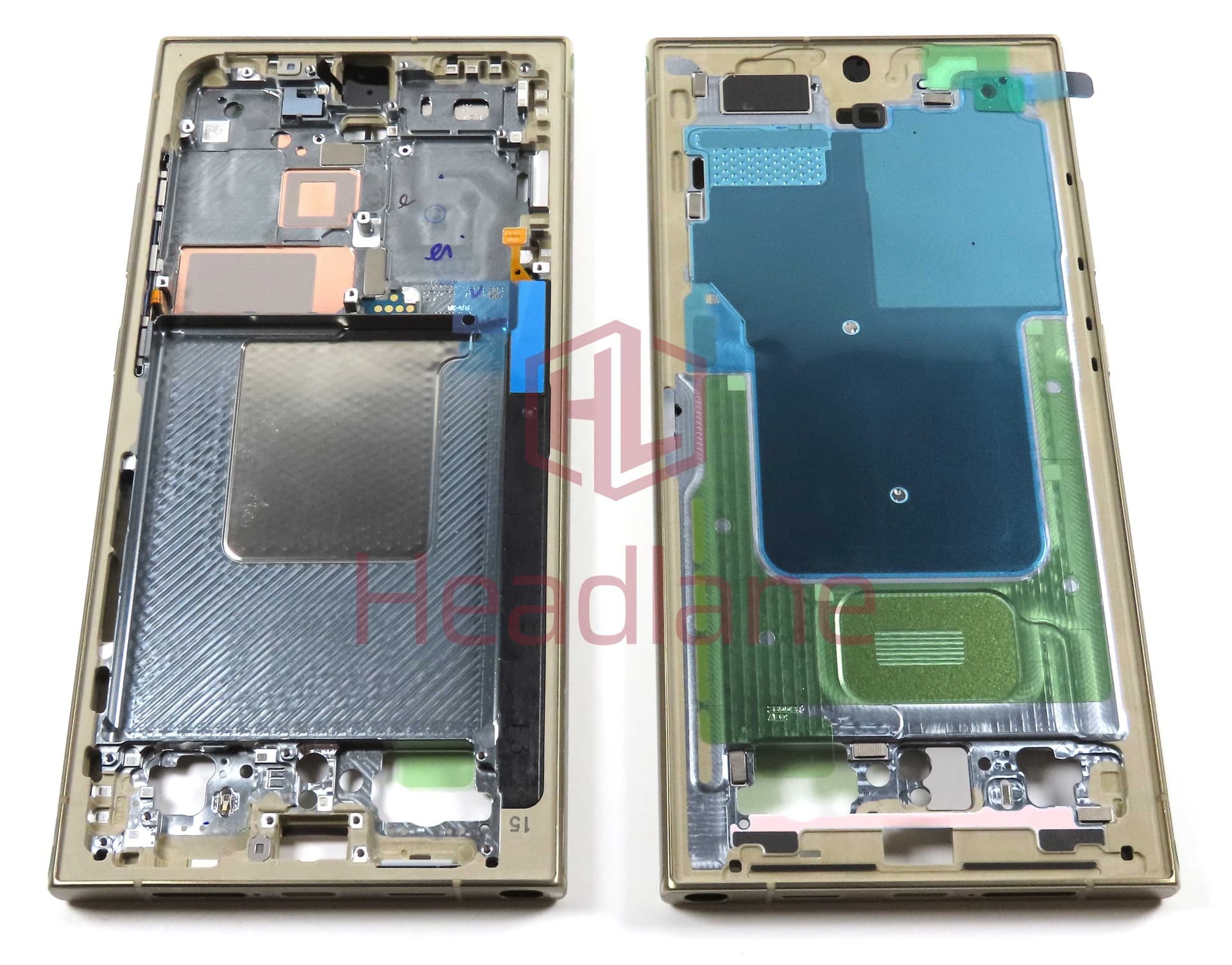 Samsung SM-S928 Galaxy S24 Ultra Display Frame - Titanium Yellow - GH82-33399C - Samsung Replacement Part