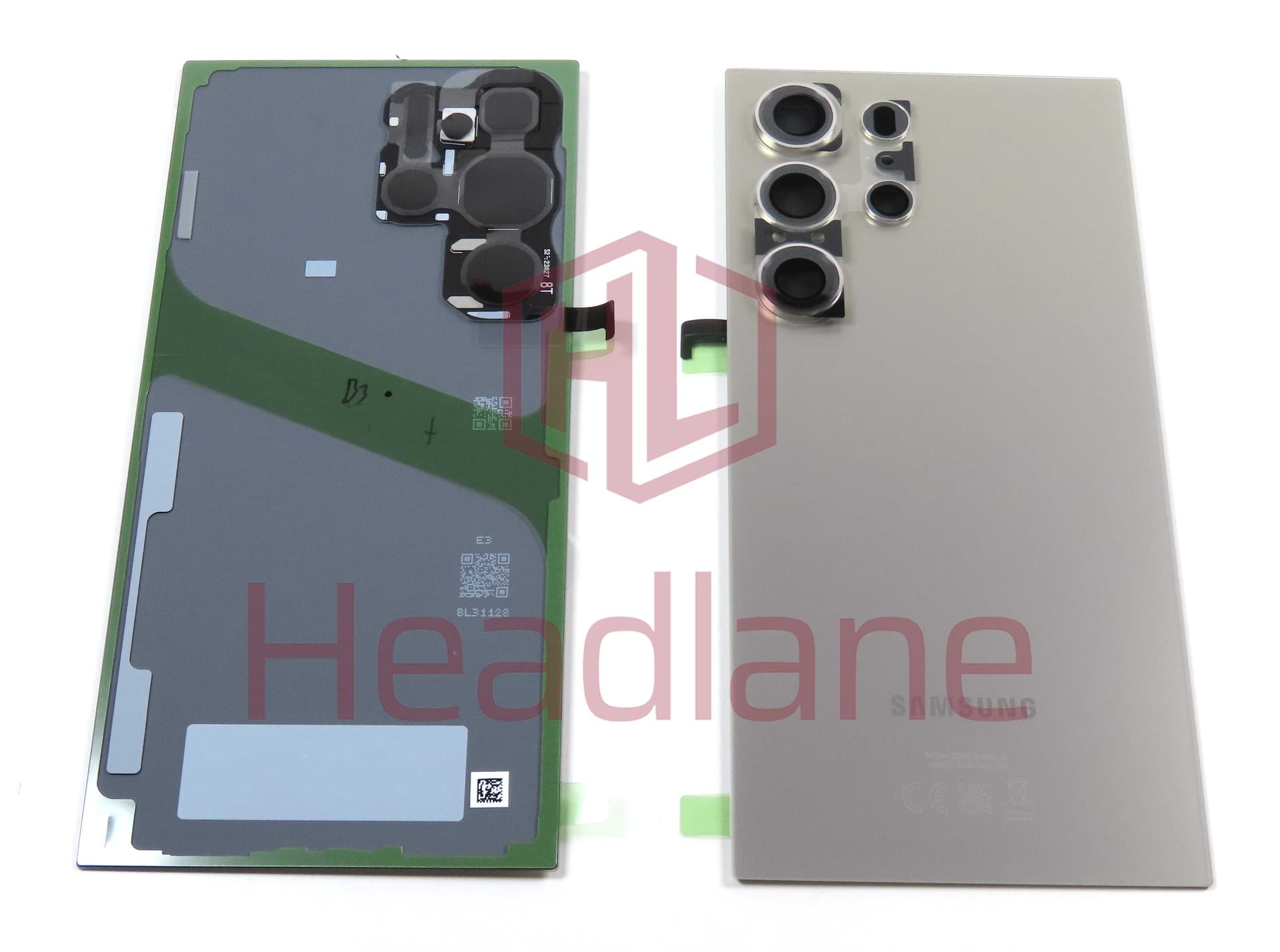 Samsung SM-S928 Galaxy S24 Ultra Back / Battery Cover - Titanium Grey - GH82-33349A - Samsung Replacement Part