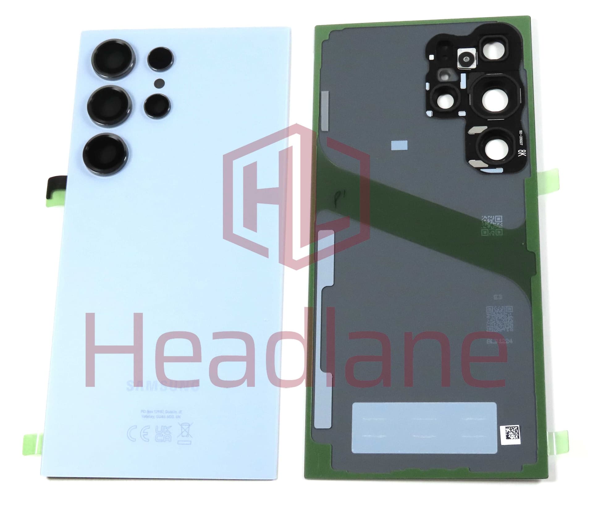 Samsung SM-S928 Galaxy S24 Ultra Back / Battery Cover - Titanium Blue - GH82-33349F - Samsung Replacement Part