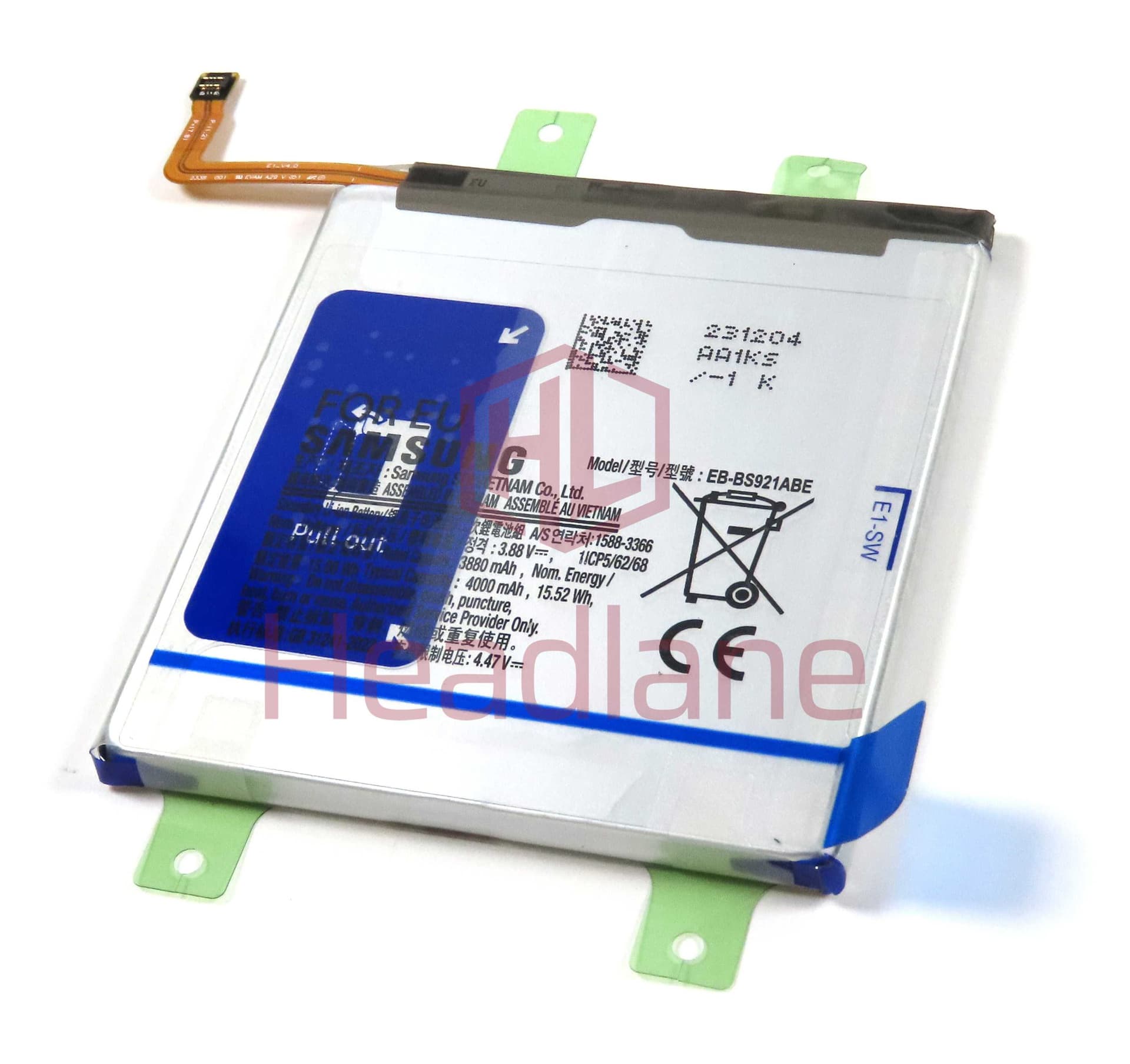 Samsung SM-S921 Galaxy S24 EB-BS921ABE 4000mAh Internal Battery - GH82-33290A - Samsung Replacement Part